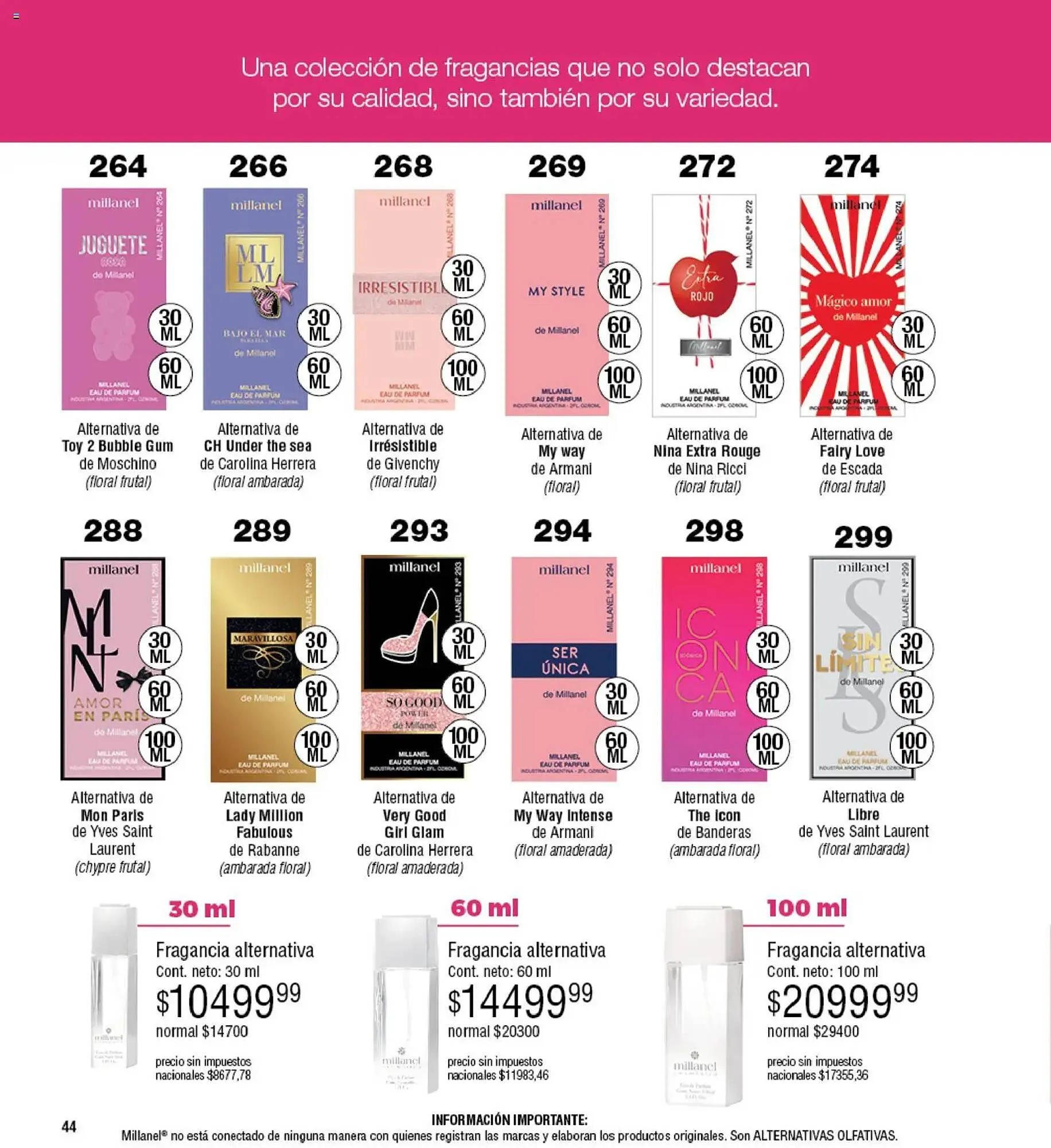 Ofertas de Catálogo Millanel Cosmética 30 de marzo al 27 de abril 2026 - Página 44 del catálogo