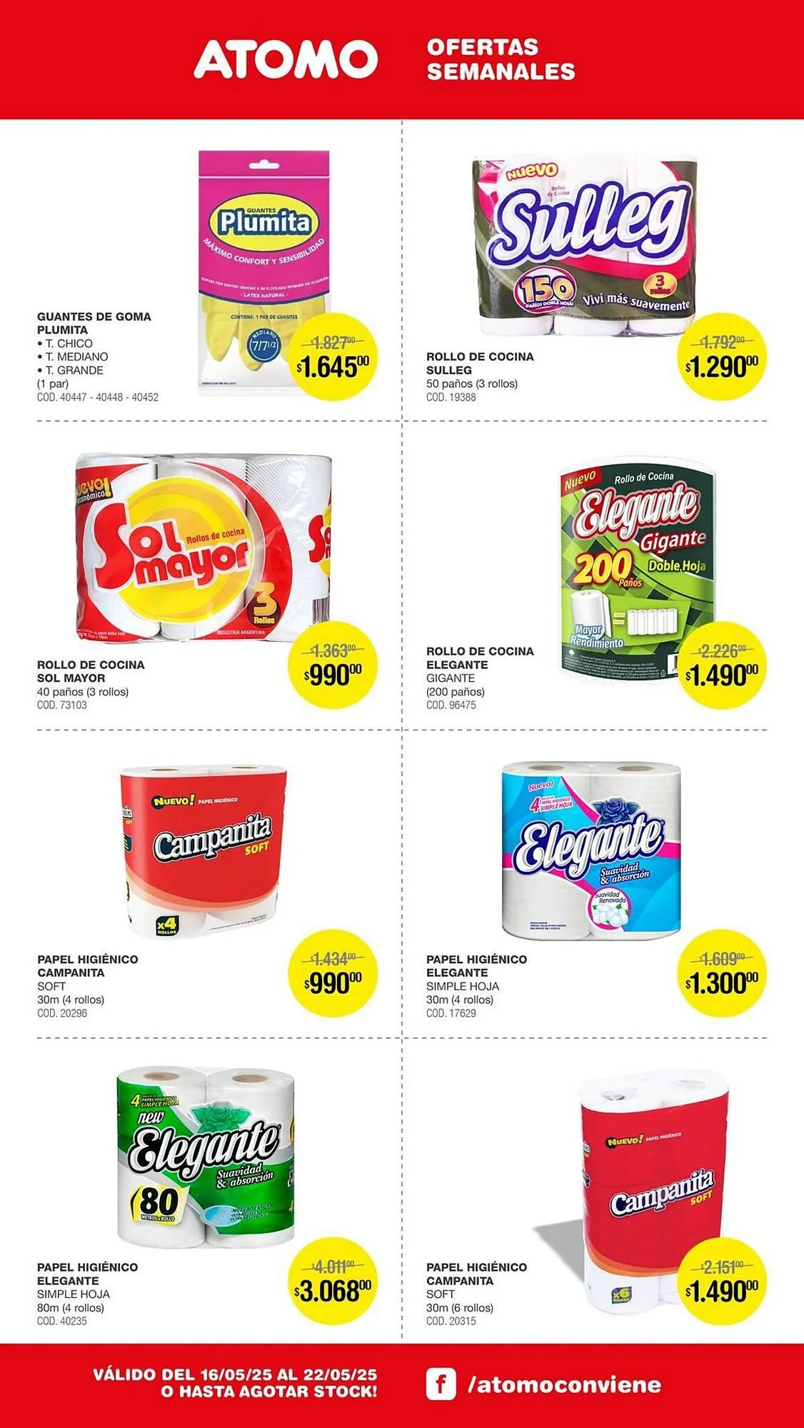 Ofertas de Catálogo Atomo Conviene 16 de mayo al 22 de mayo 2025 - Página 19 del catálogo