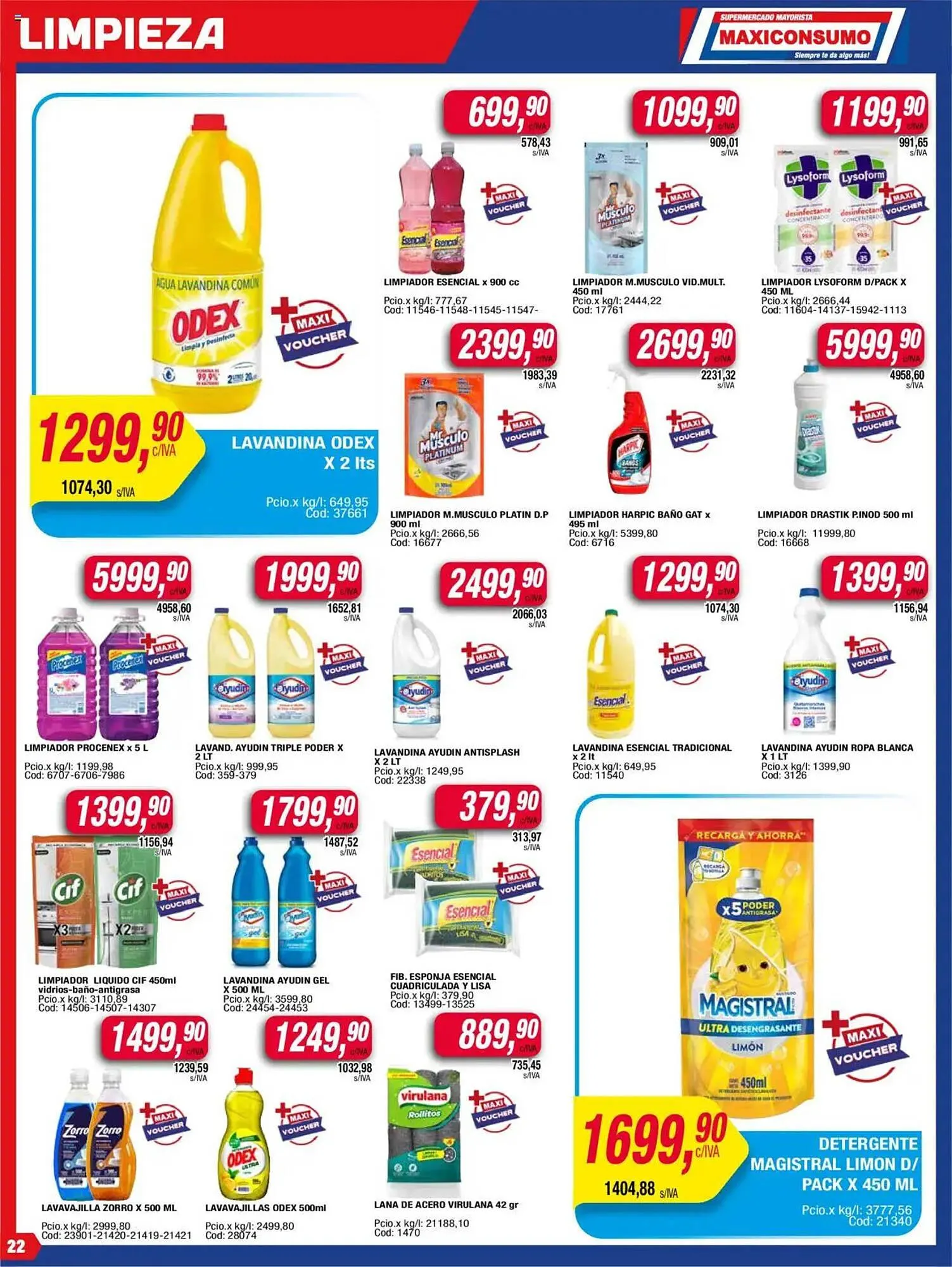 Ofertas de Catálogo Maxiconsumo 4 de agosto al 11 de agosto 2025 - Página 22 del catálogo