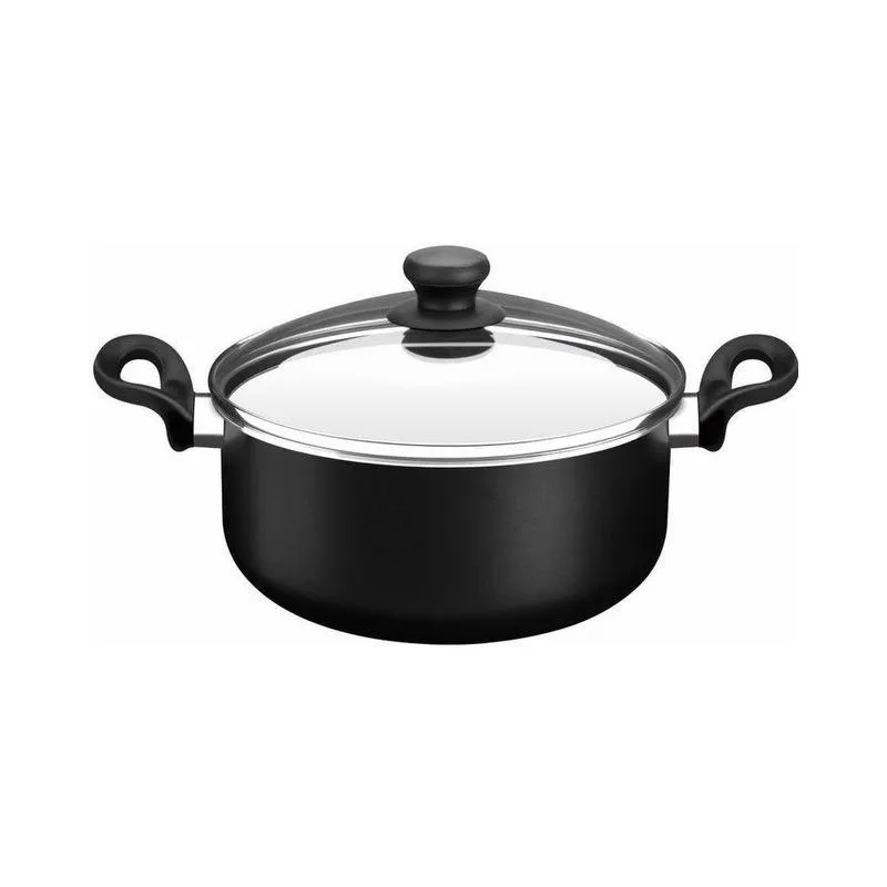 Olla 24 cm tapa vidrio Pratika Tefal T701D4VAR