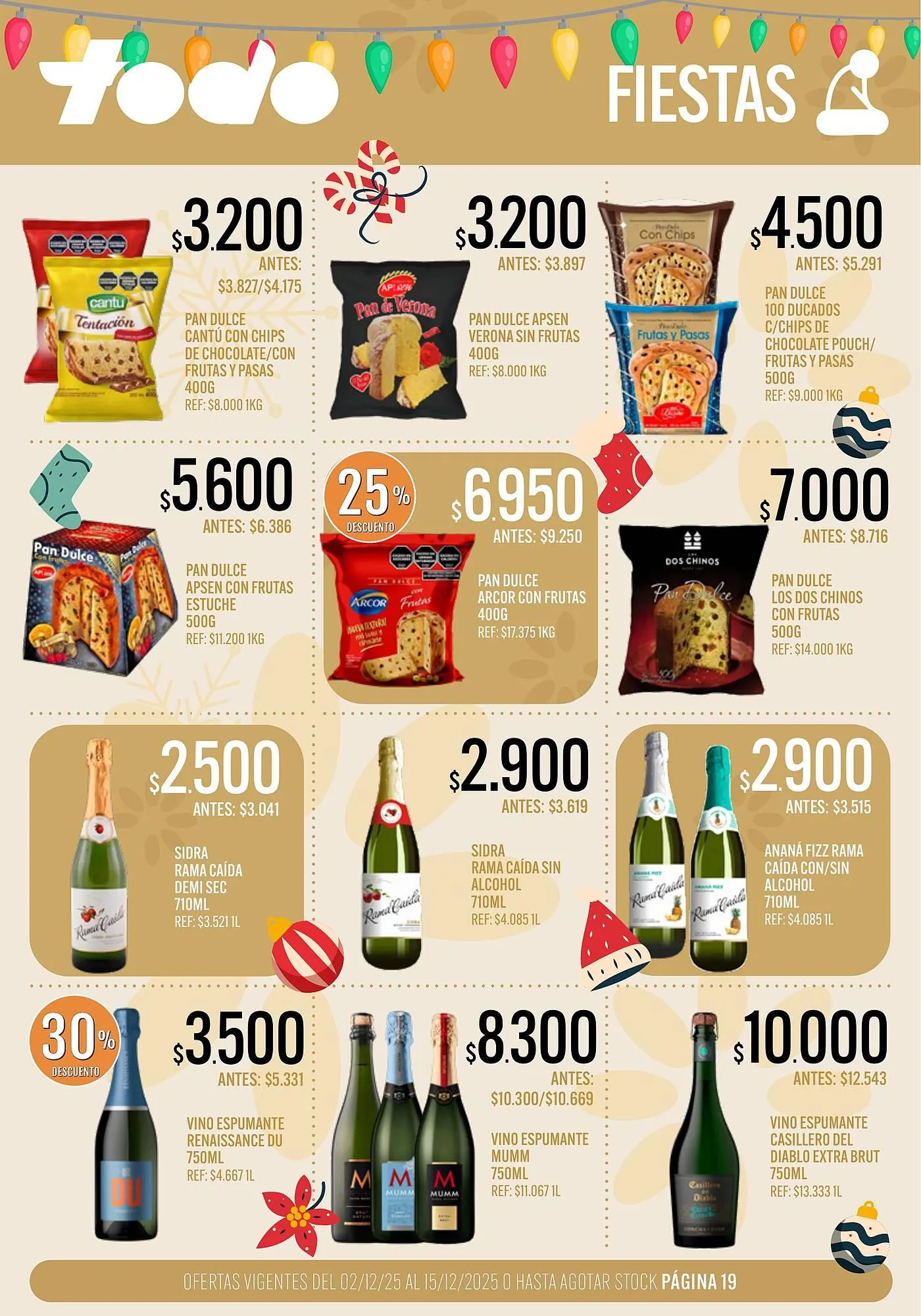 Ofertas de Catálogo Supermercados Todo 2 de diciembre al 15 de diciembre 2025 - Página 19 del catálogo