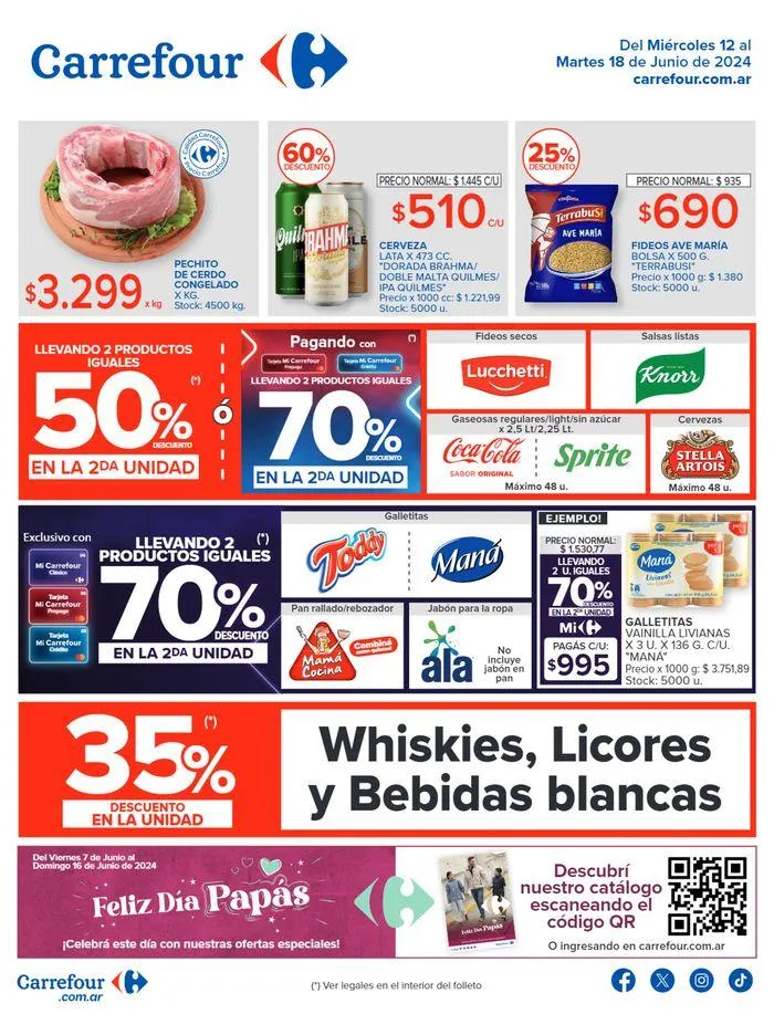 Ofertas de Catálogo Ofertas Semanales Hiper BS AS 12 de junio al 18 de junio 2024 - Página 1 del catálogo