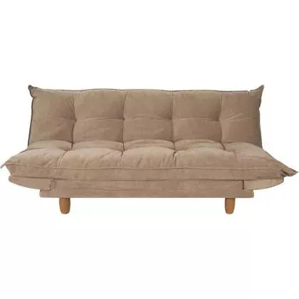 Futón Pillow 3 cuerpos 1 1/2 plaza almendra