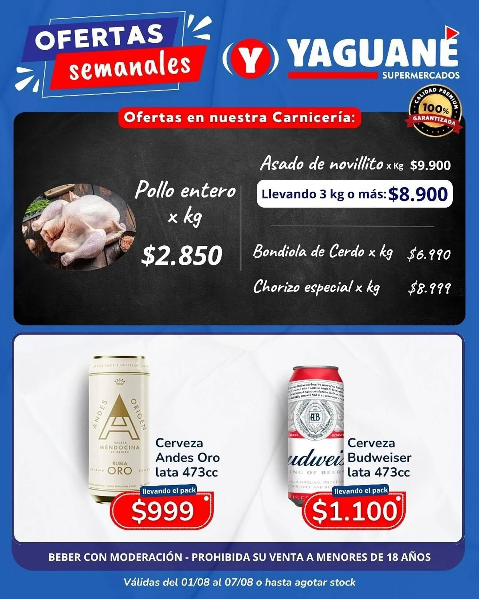 Ofertas de Catálogo Yaguane Supermercados 1 de agosto al 7 de agosto 2025 - Página 4 del catálogo