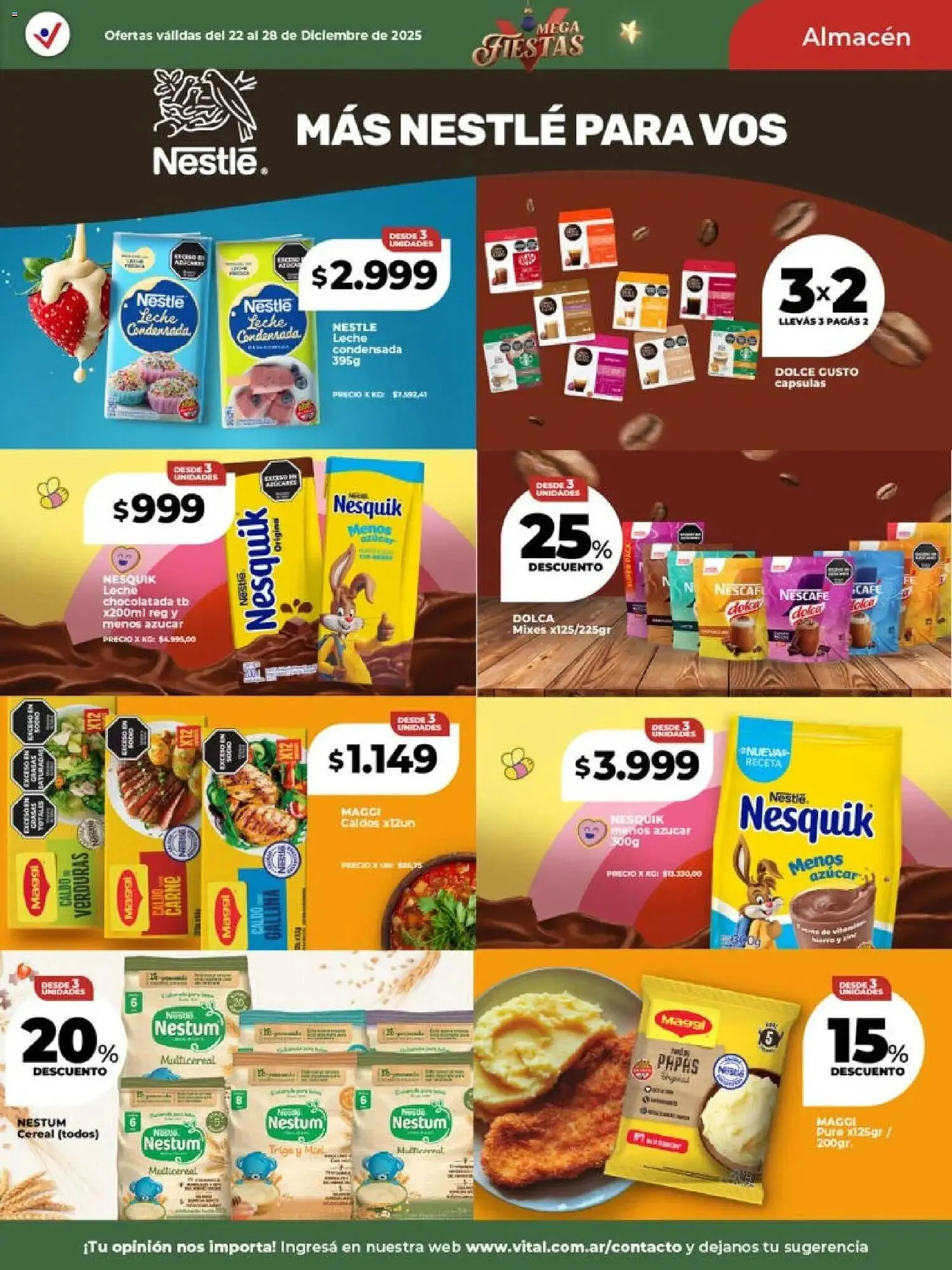 Ofertas de Catálogo Supermayorista Vital 22 de diciembre al 28 de diciembre 2025 - Página 13 del catálogo