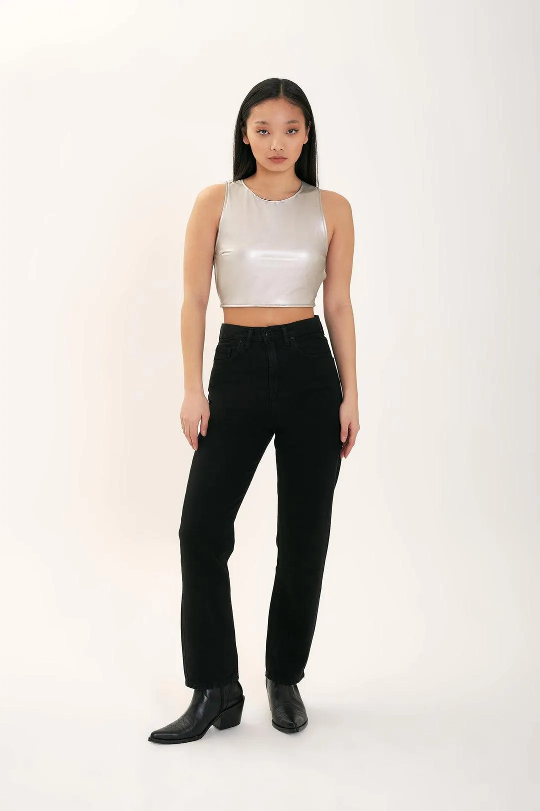 Top Harriet Pu - Plata