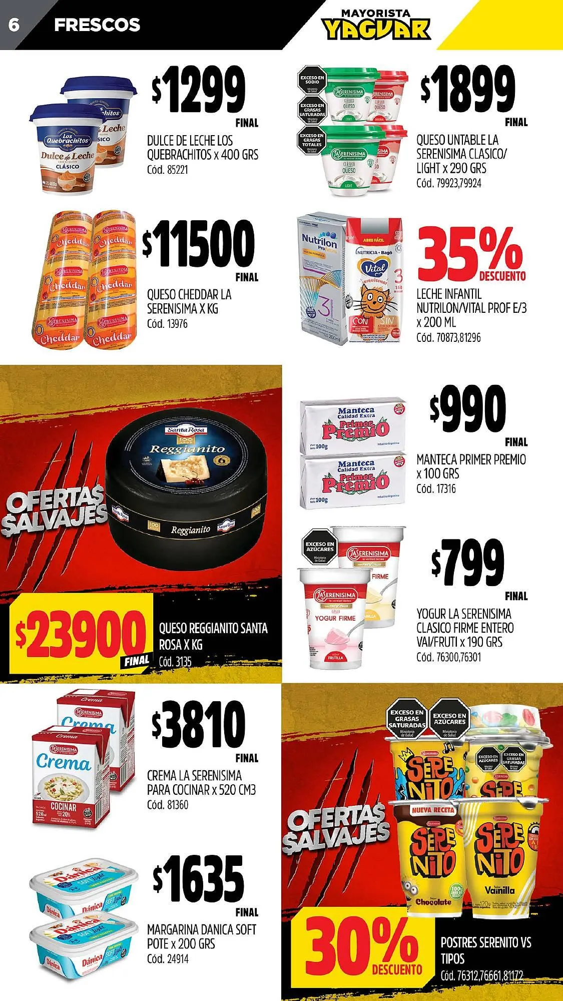 Ofertas de Catálogo Supermercados Yaguar 6 de enero al 12 de enero 2025 - Página 7 del catálogo
