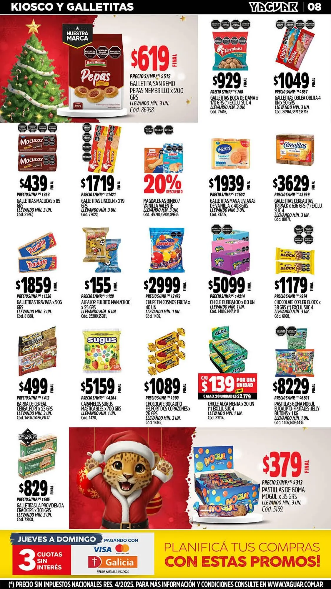 Ofertas de Catálogo Supermercados Yaguar 15 de diciembre al 21 de diciembre 2025 - Página 11 del catálogo