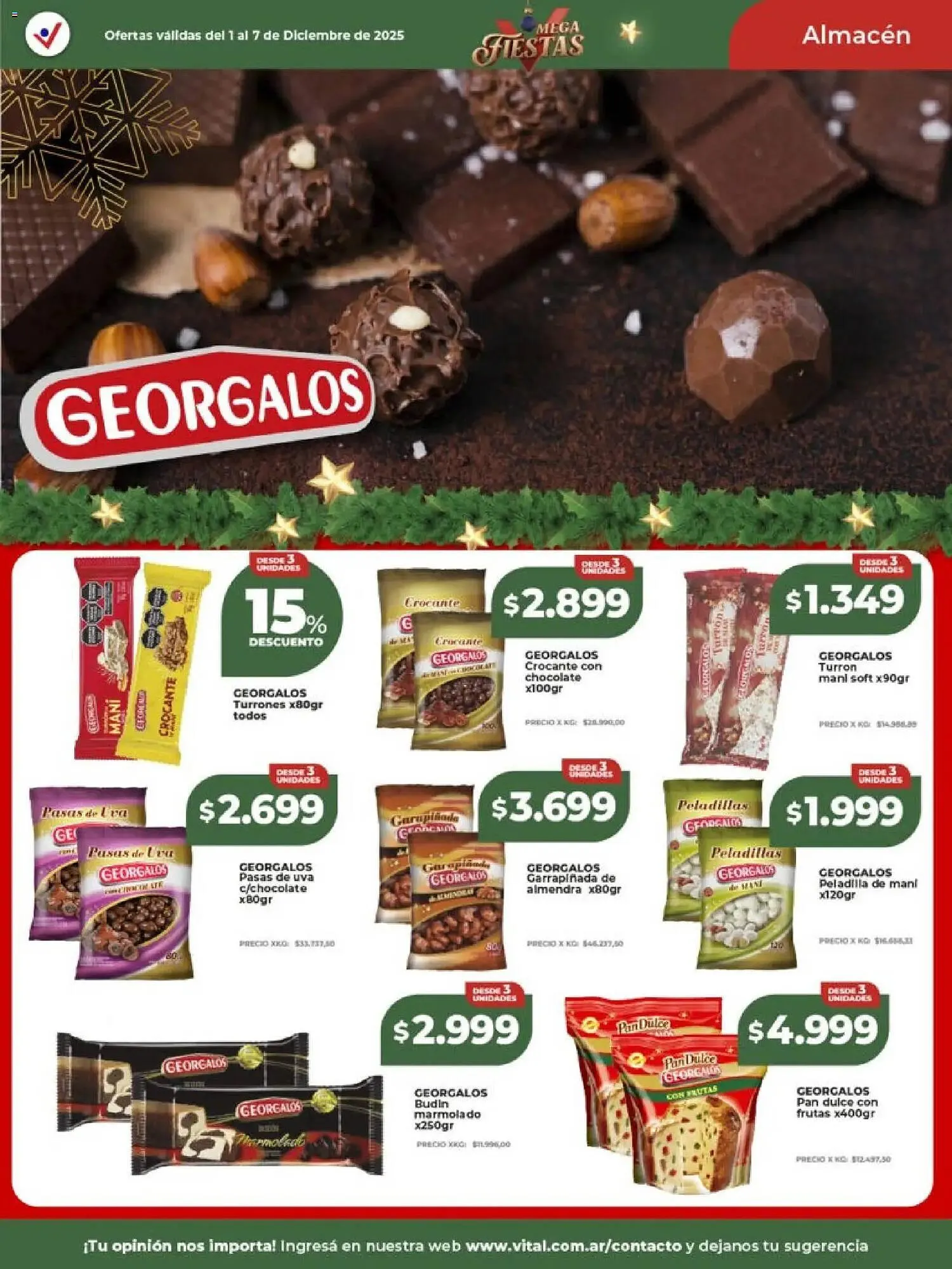 Ofertas de Catálogo Supermayorista Vital 1 de diciembre al 8 de diciembre 2025 - Página 20 del catálogo