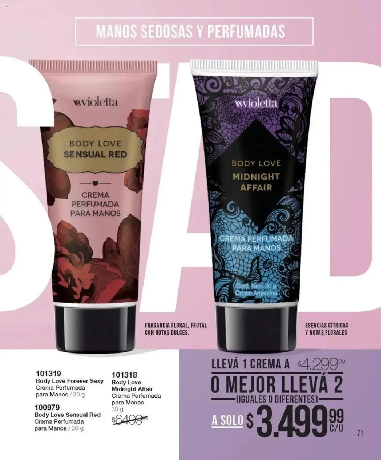 Ofertas de Violetta catálogo 10 3 de julio al 31 de diciembre 2024 - Página 71 del catálogo