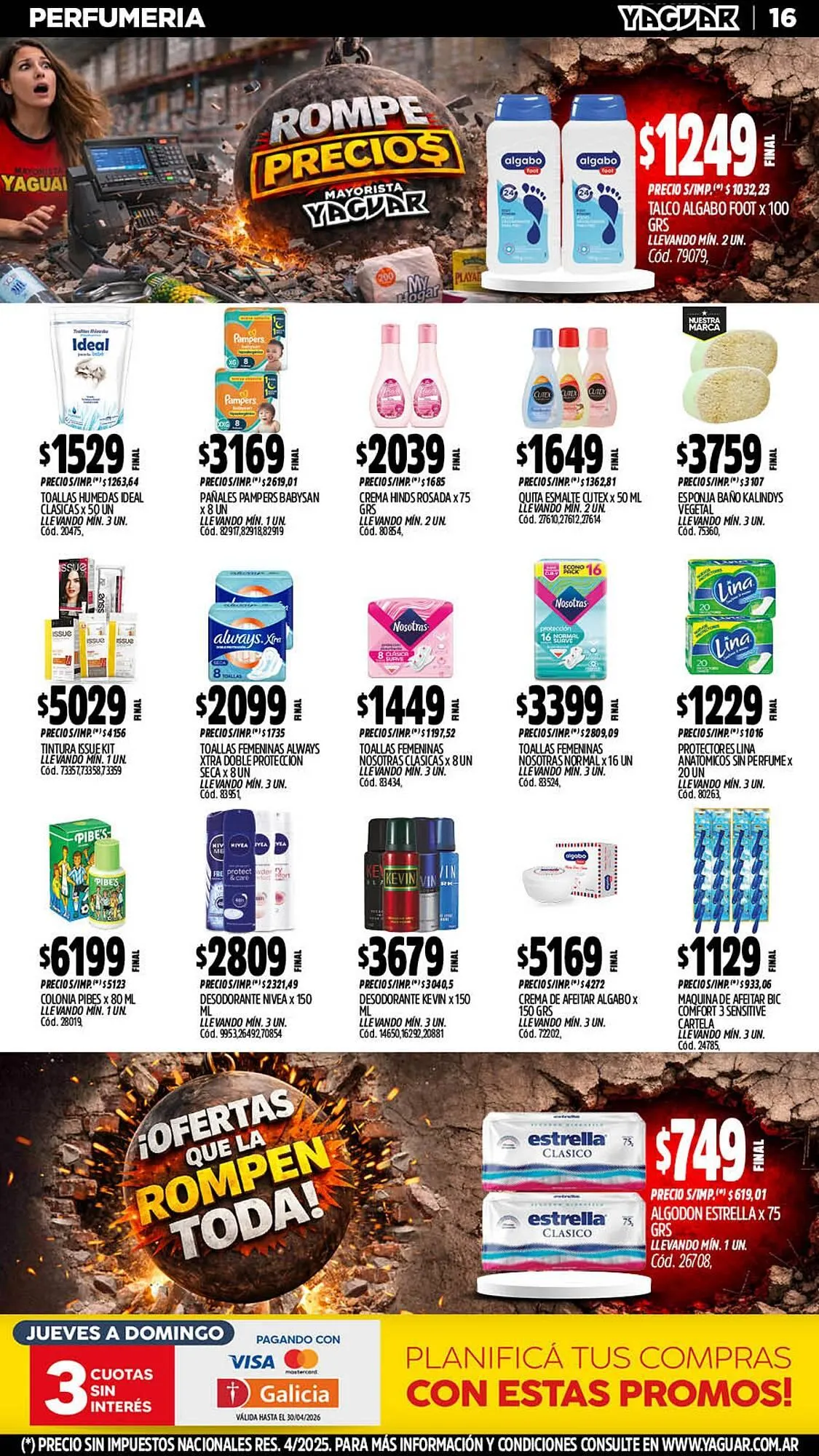 Ofertas de Catálogo Supermercados Yaguar 27 de abril al 3 de mayo 2026 - Página 16 del catálogo