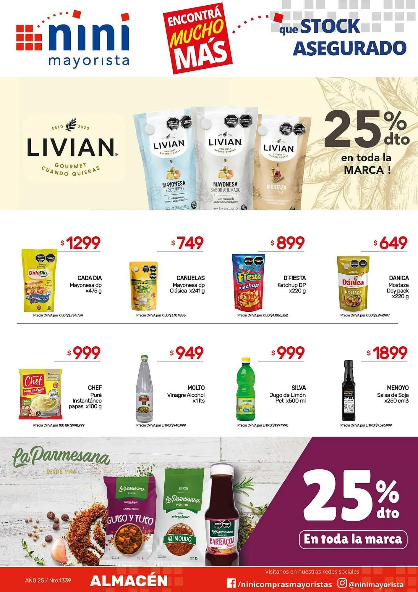 Ofertas de Catálogo Nini Mayorista 22 de diciembre al 28 de diciembre 2025 - Página 19 del catálogo