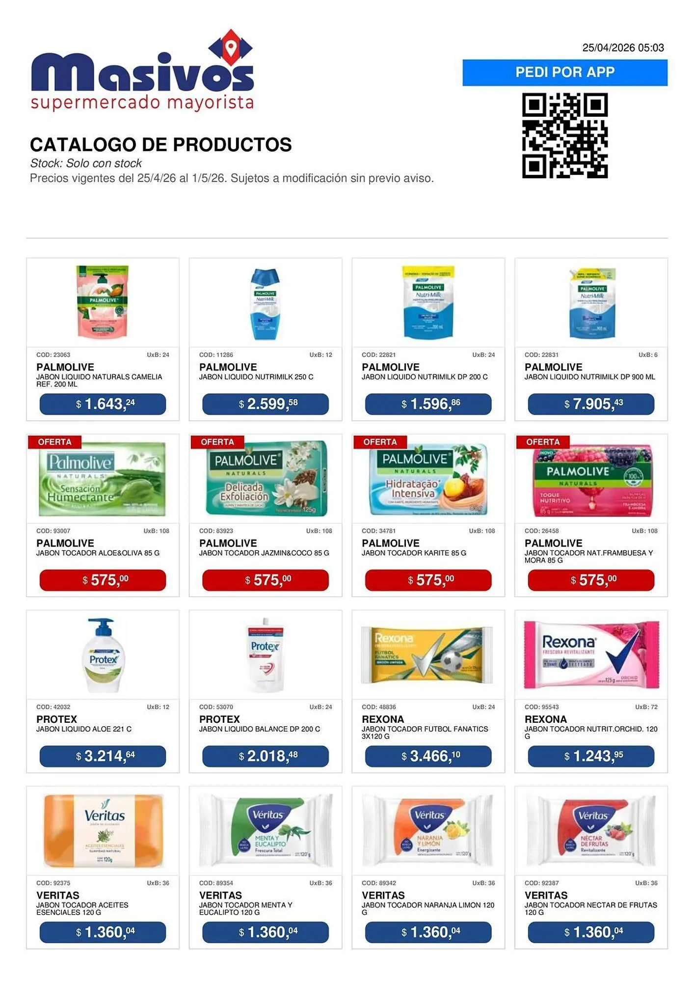 Ofertas de Catálogo Masivos 25 de abril al 1 de mayo 2026 - Página 114 del catálogo