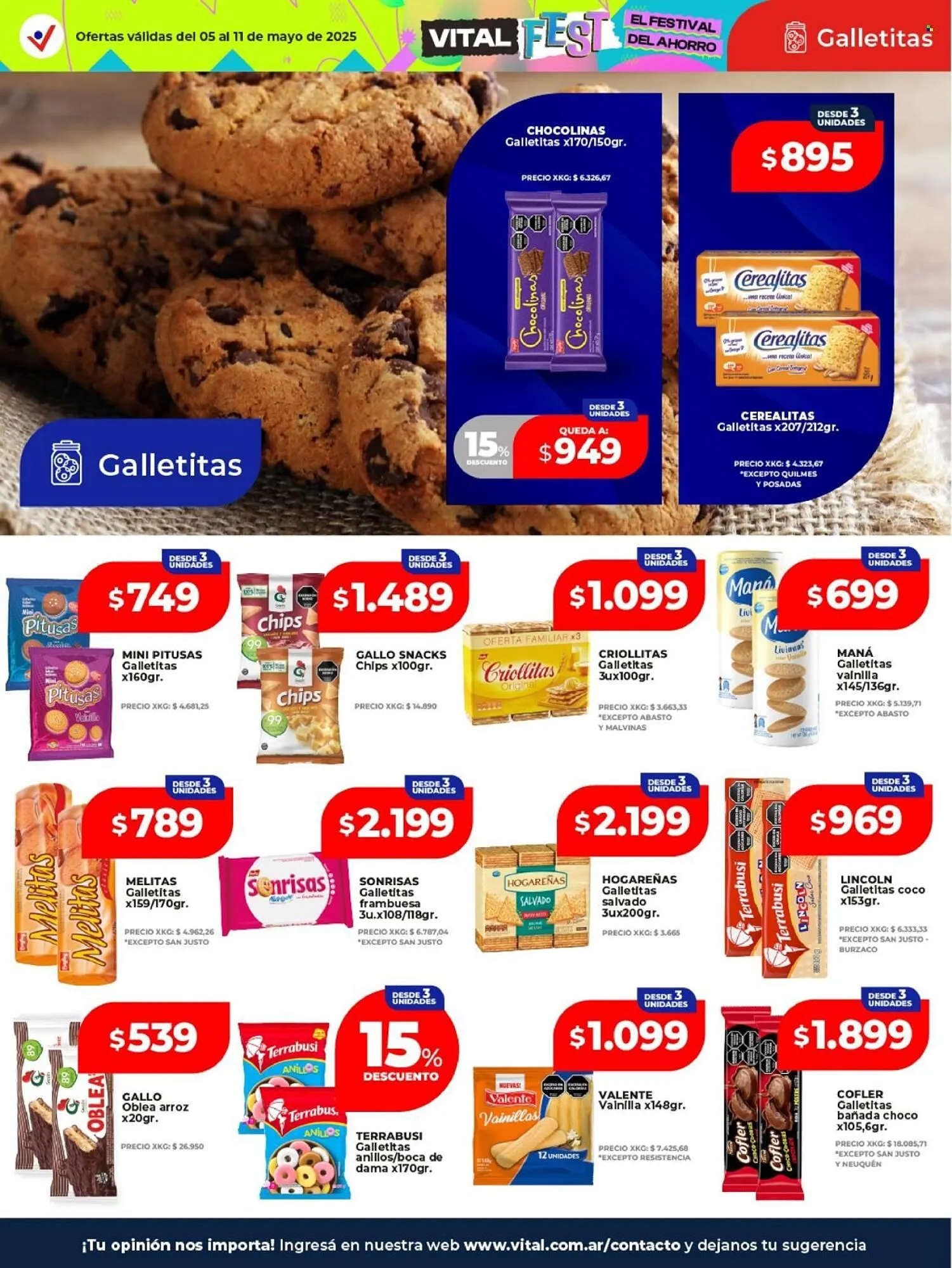 Ofertas de Catálogo Supermayorista Vital 5 de mayo al 13 de mayo 2025 - Página 21 del catálogo