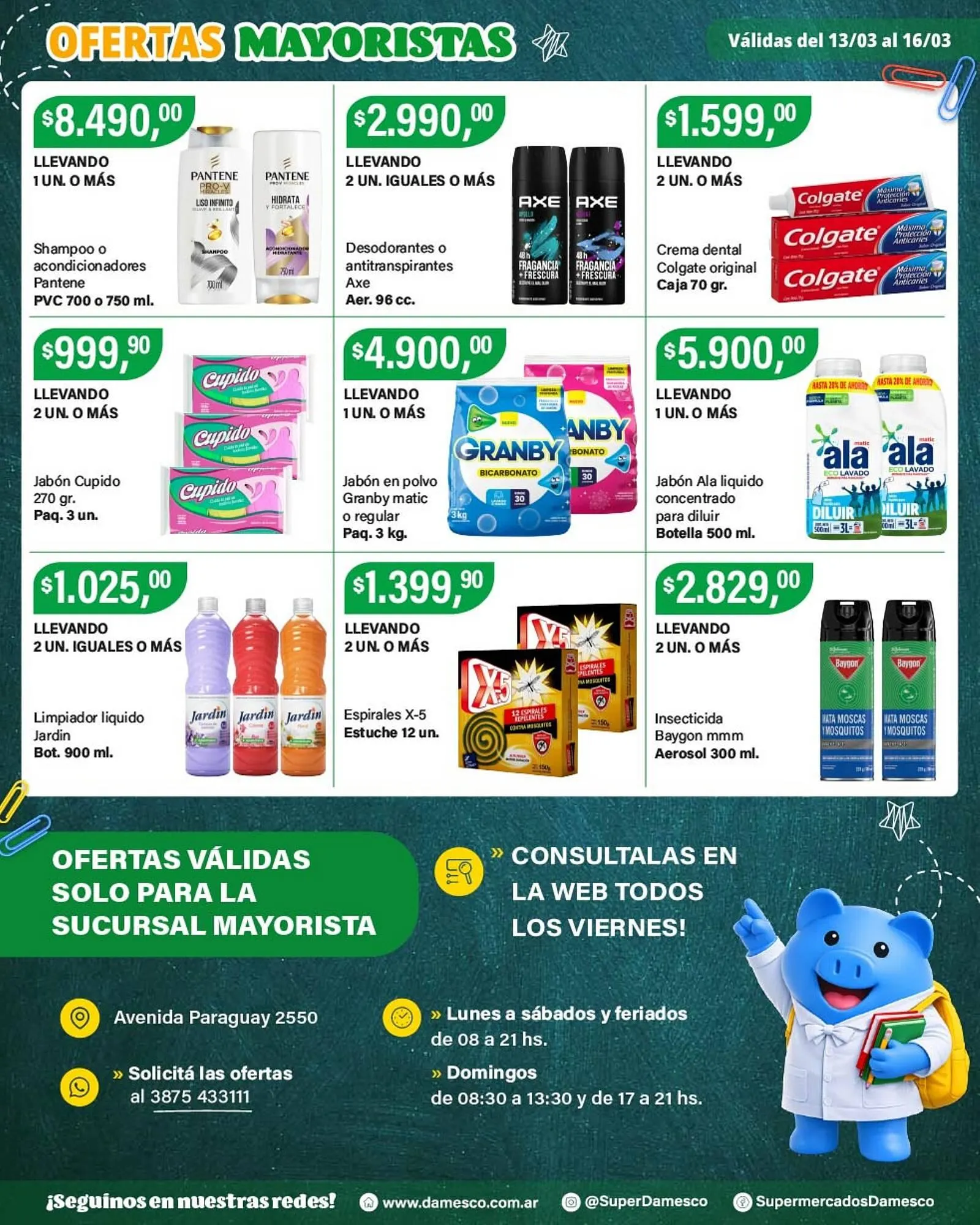 Ofertas de Catálogo Supermercados Damesco 13 de marzo al 16 de marzo 2026 - Página 8 del catálogo