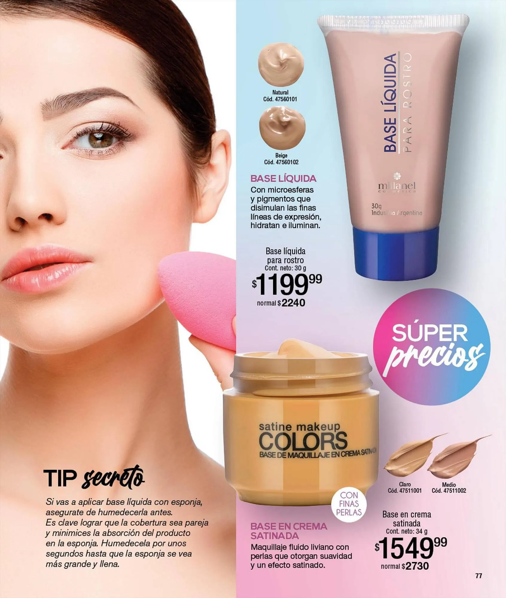 Ofertas de Catálogo Millanel Cosmética 18 de septiembre al 15 de octubre 2023 - Página 77 del catálogo
