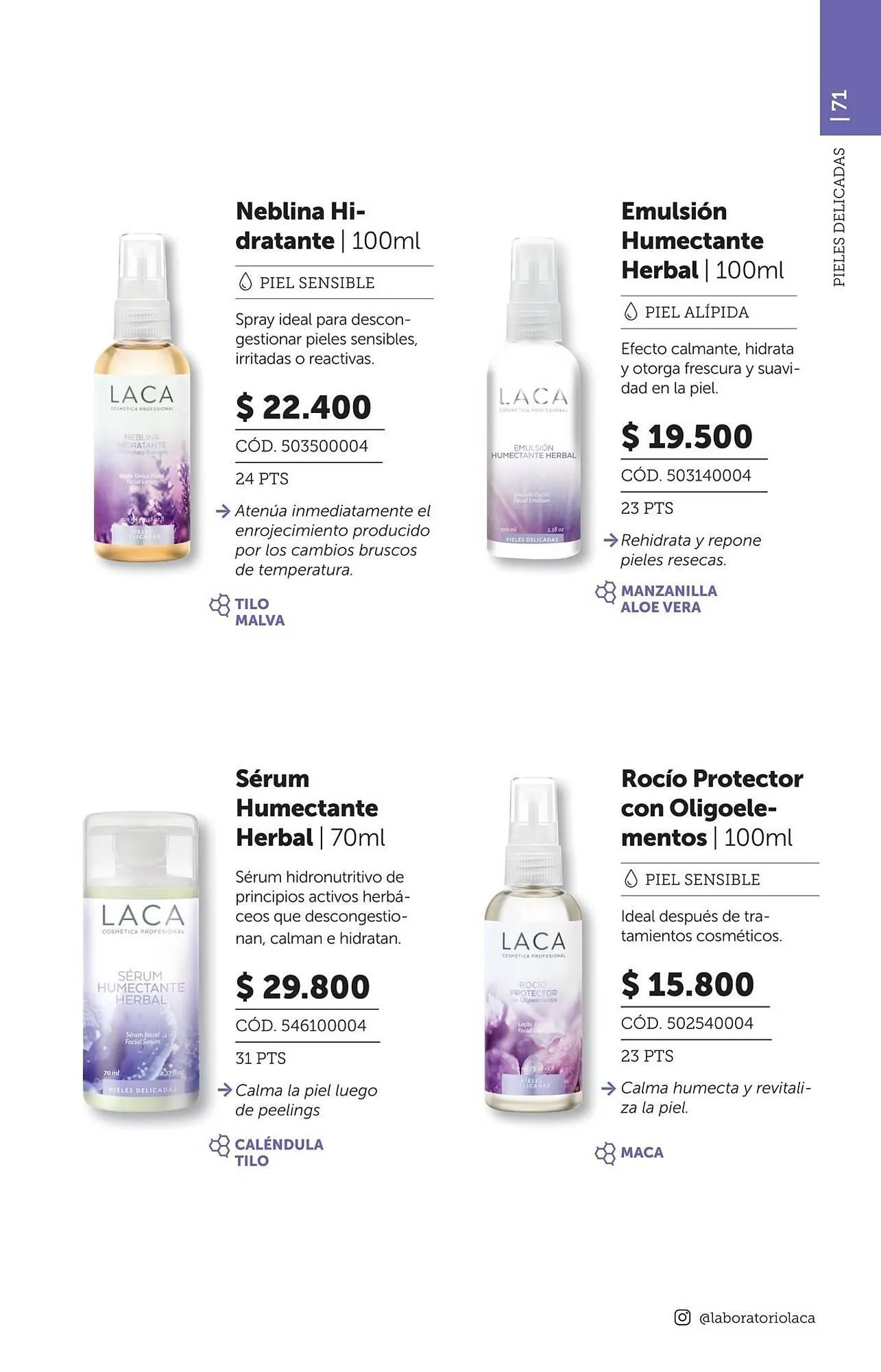 Ofertas de Catálogo Laboratorio LACA 3 de octubre al 31 de enero 2026 - Página 71 del catálogo