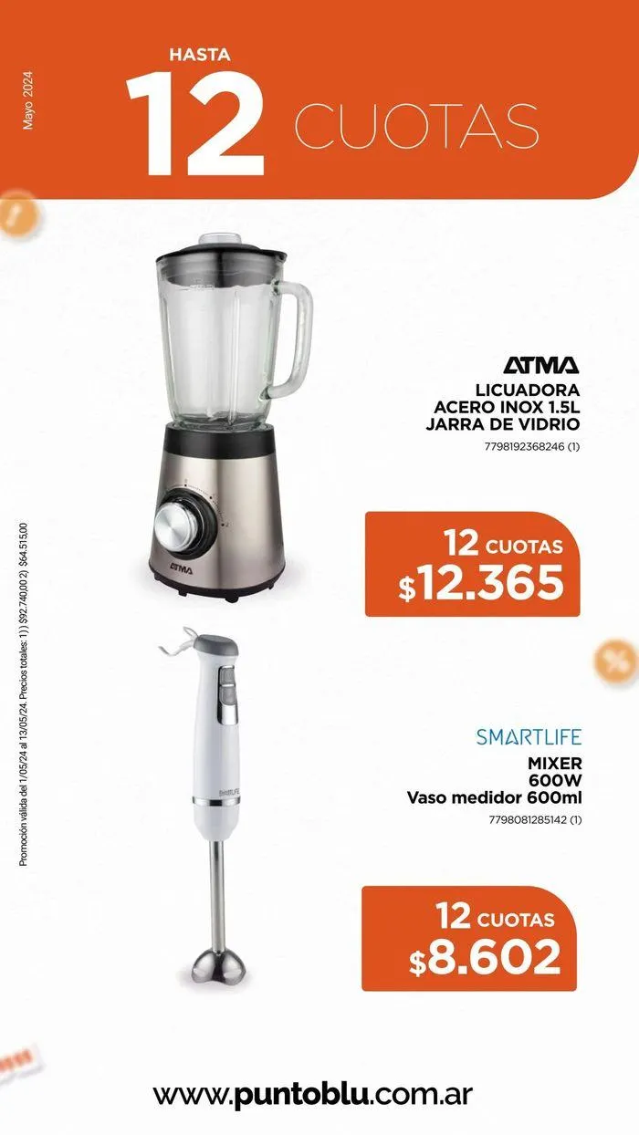 Ofertas de Revista Punto Blu Mayo 24 7 de mayo al 13 de mayo 2024 - Página 4 del catálogo