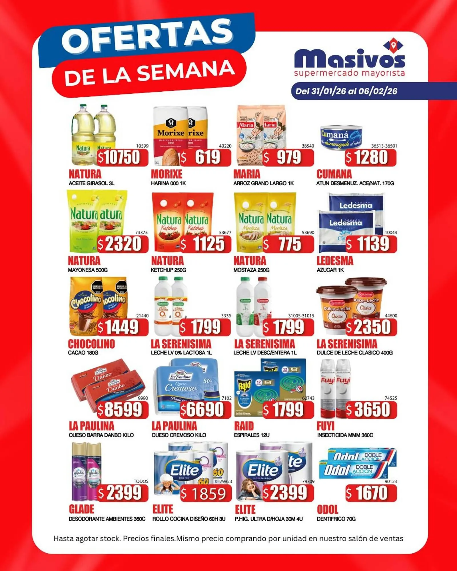 Catálogo Masivos - 1