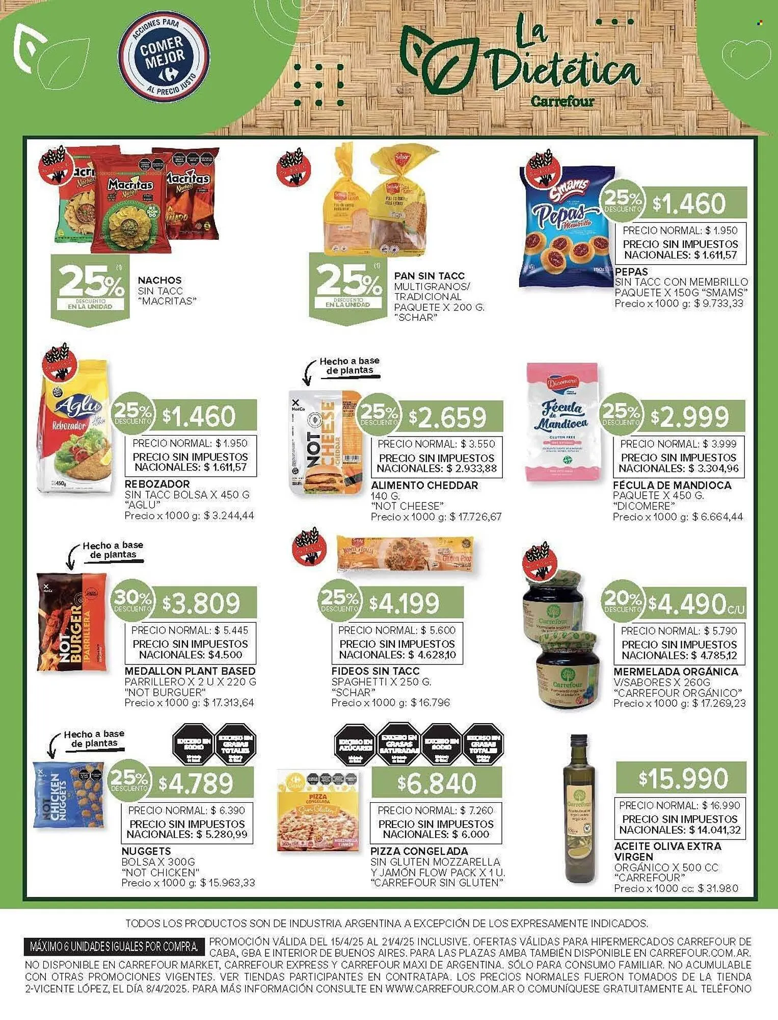 Ofertas de Catálogo Carrefour 15 de abril al 21 de abril 2025 - Página 13 del catálogo