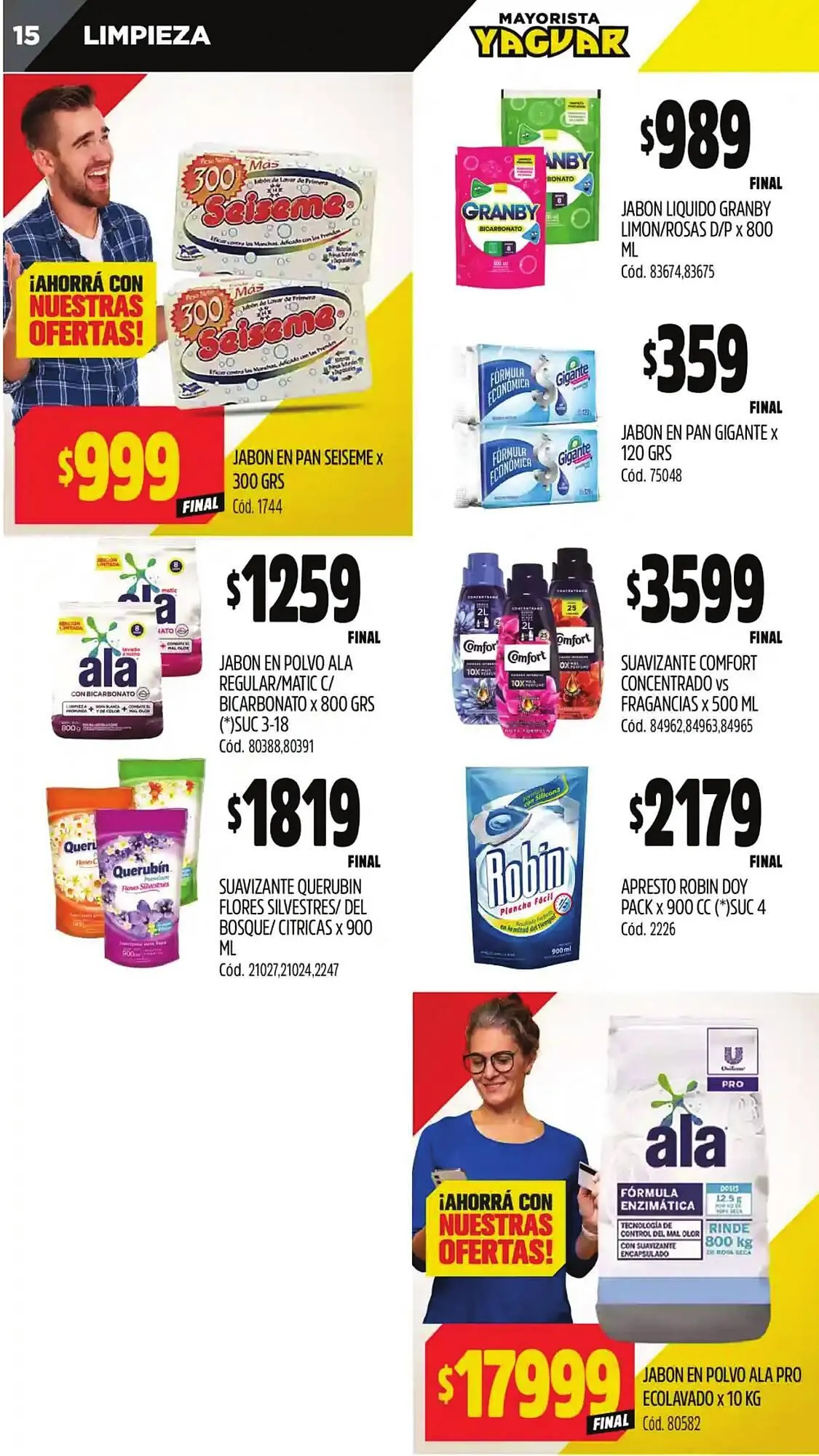 Ofertas de Catálogo Supermercados Yaguar 10 de marzo al 16 de marzo 2025 - Página 15 del catálogo