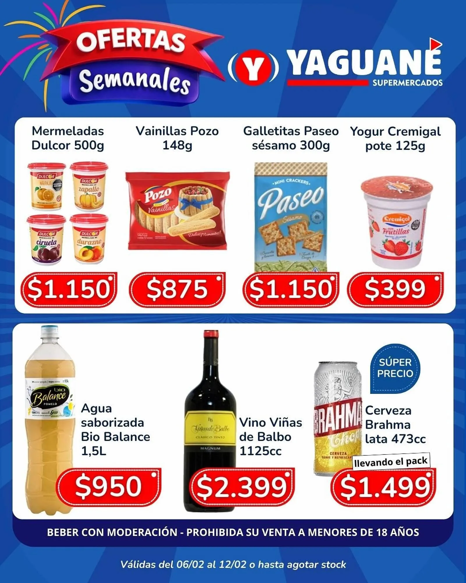 Ofertas de Catálogo Yaguane Supermercados 6 de febrero al 12 de febrero 2026 - Página 3 del catálogo
