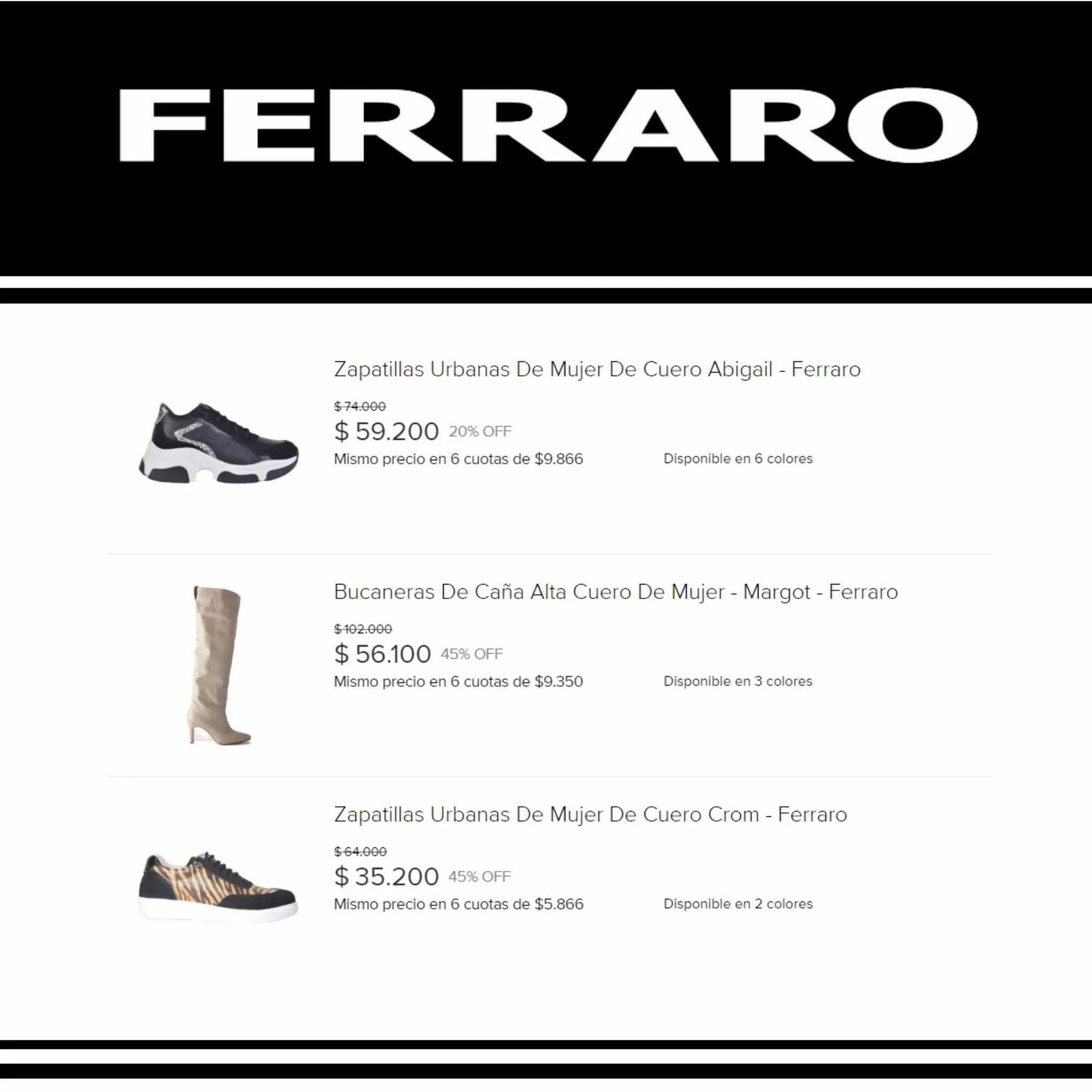 Ofertas de Catálogo Ferraro 6 de septiembre al 9 de septiembre 2023 - Página 3 del catálogo