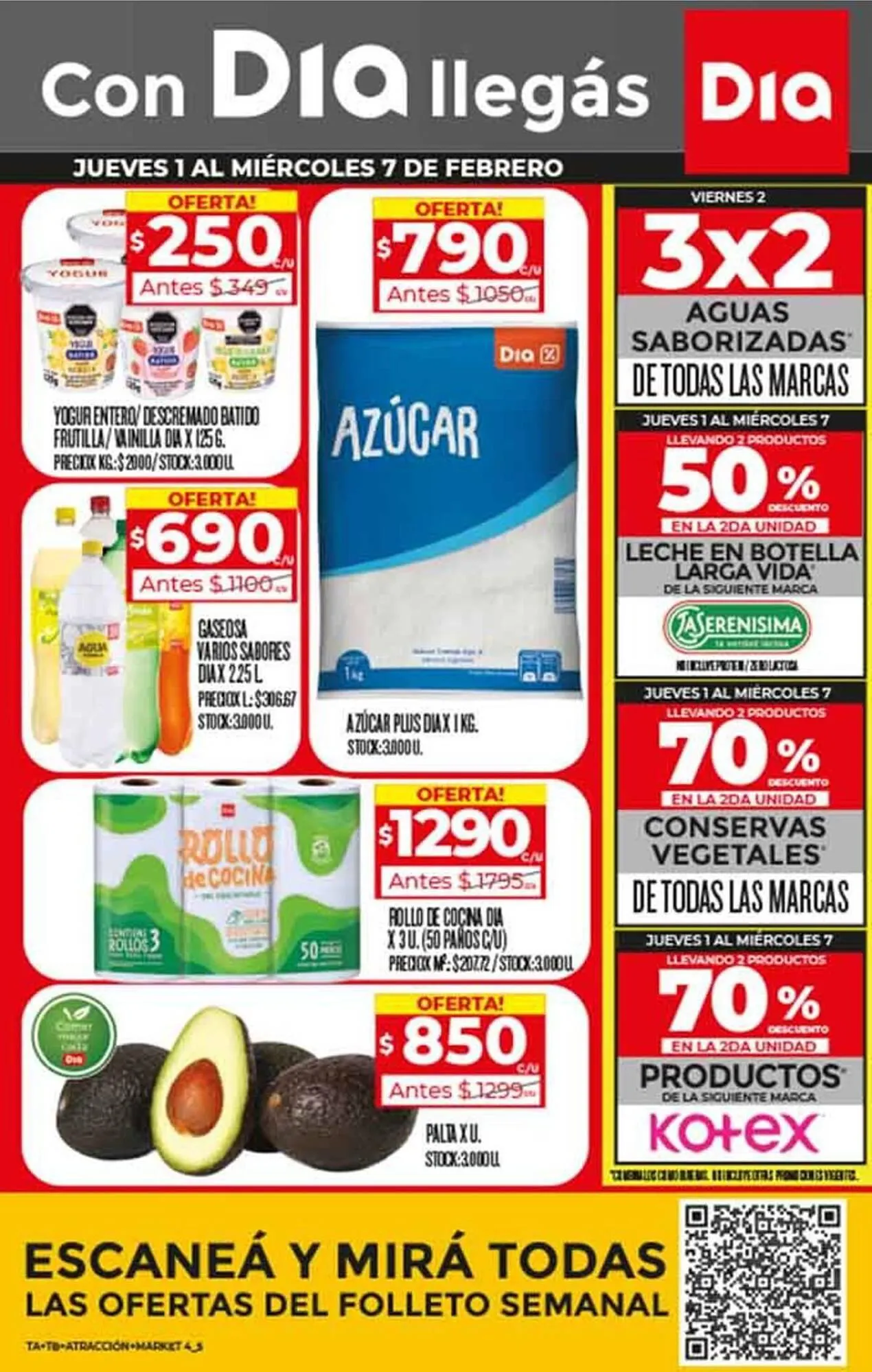 Ofertas de Catálogo Supermercados DIA 1 de febrero al 7 de febrero 2024 - Página 1 del catálogo