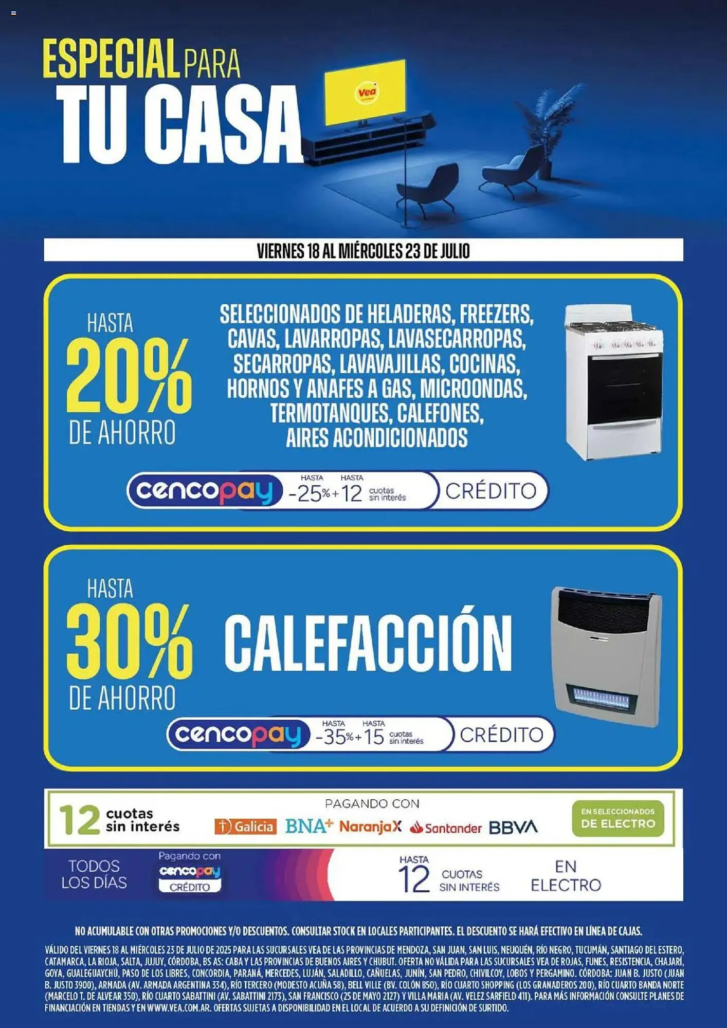 Ofertas de Catálogo Supermercados Vea 18 de julio al 24 de julio 2025 - Página 1 del catálogo