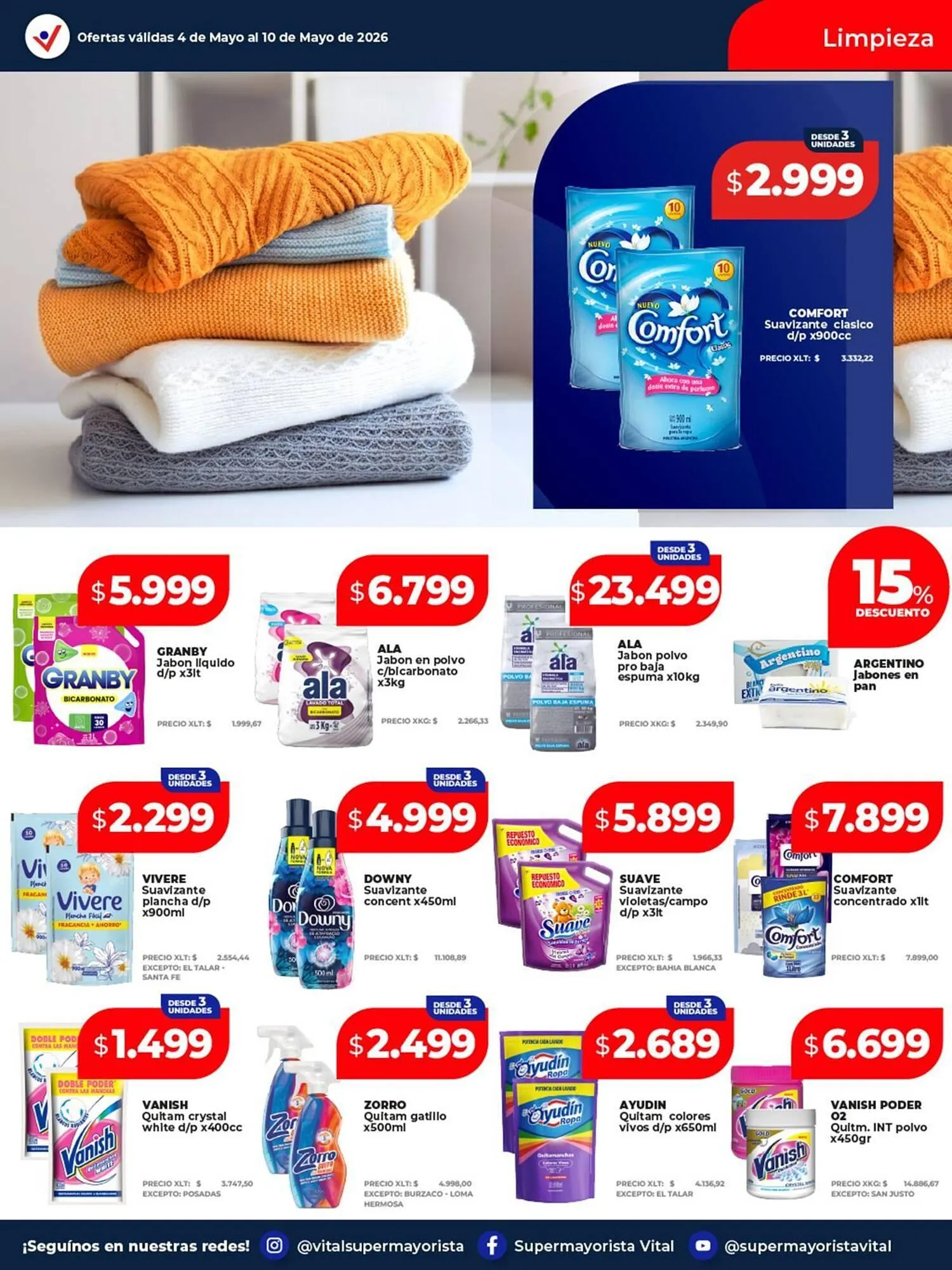 Ofertas de Catálogo Supermayorista Vital 4 de mayo al 10 de mayo 2026 - Página 6 del catálogo