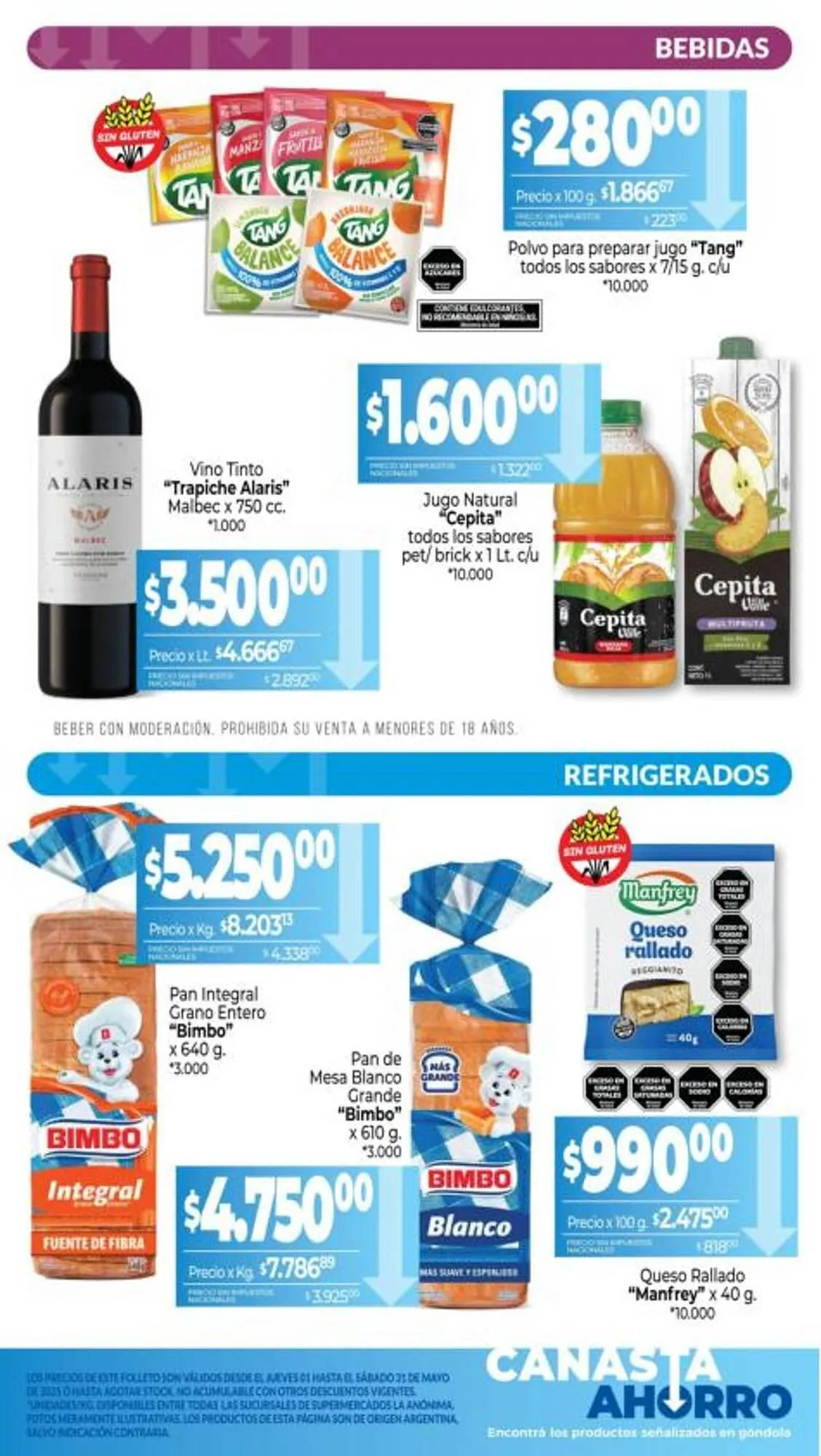 Ofertas de Catálogo La Anonima 30 de mayo al 31 de mayo 2025 - Página 9 del catálogo
