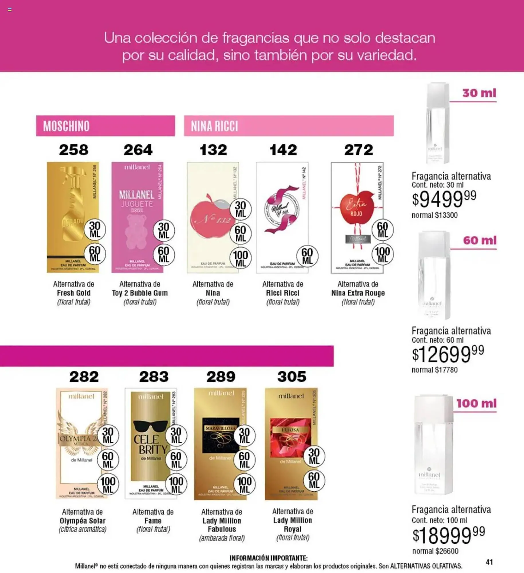 Ofertas de Catálogo Millanel Cosmética 28 de abril al 25 de mayo 2025 - Página 41 del catálogo