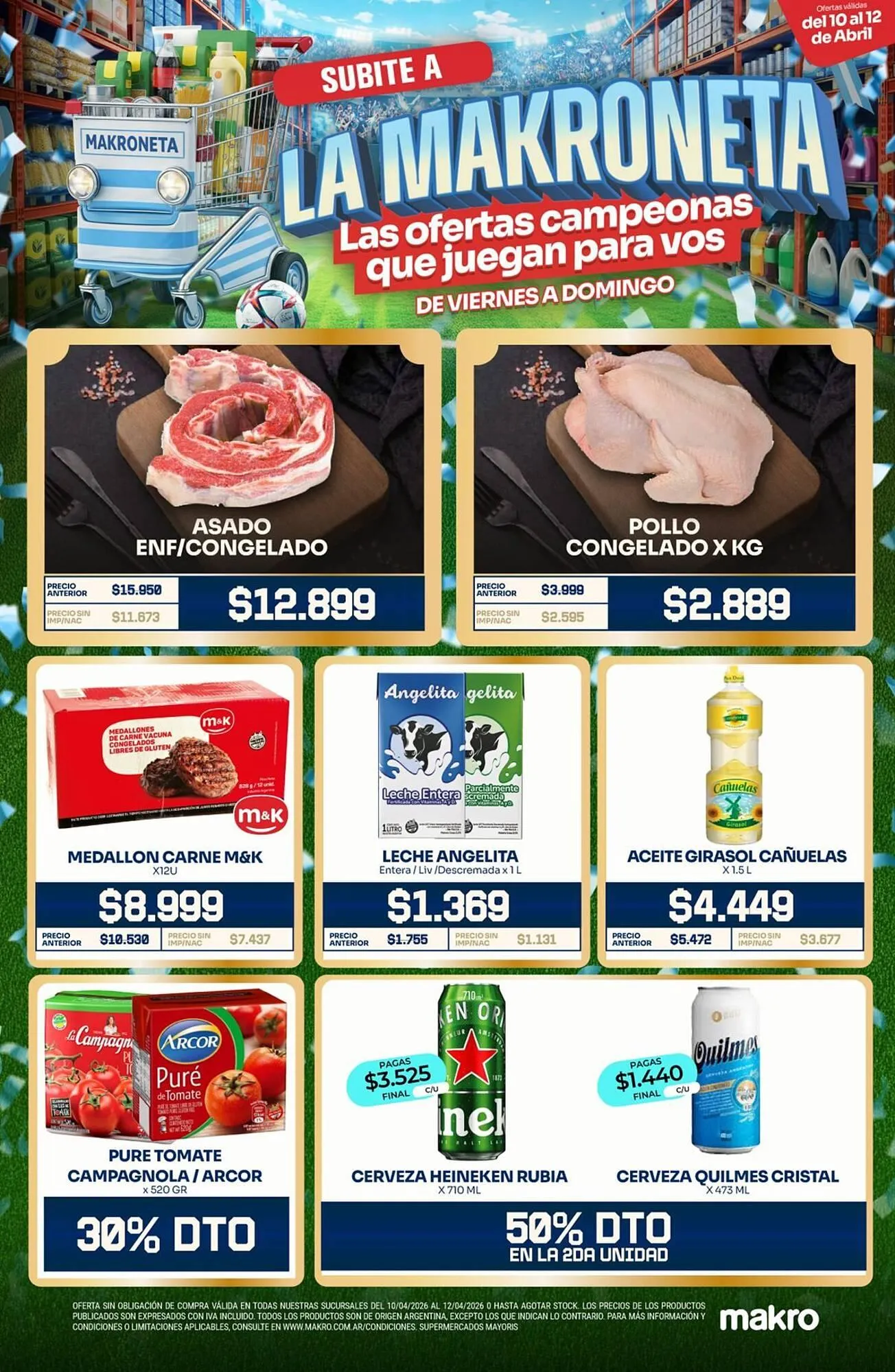 Ofertas de Catálogo Makro 10 de abril al 12 de abril 2026 - Página 1 del catálogo