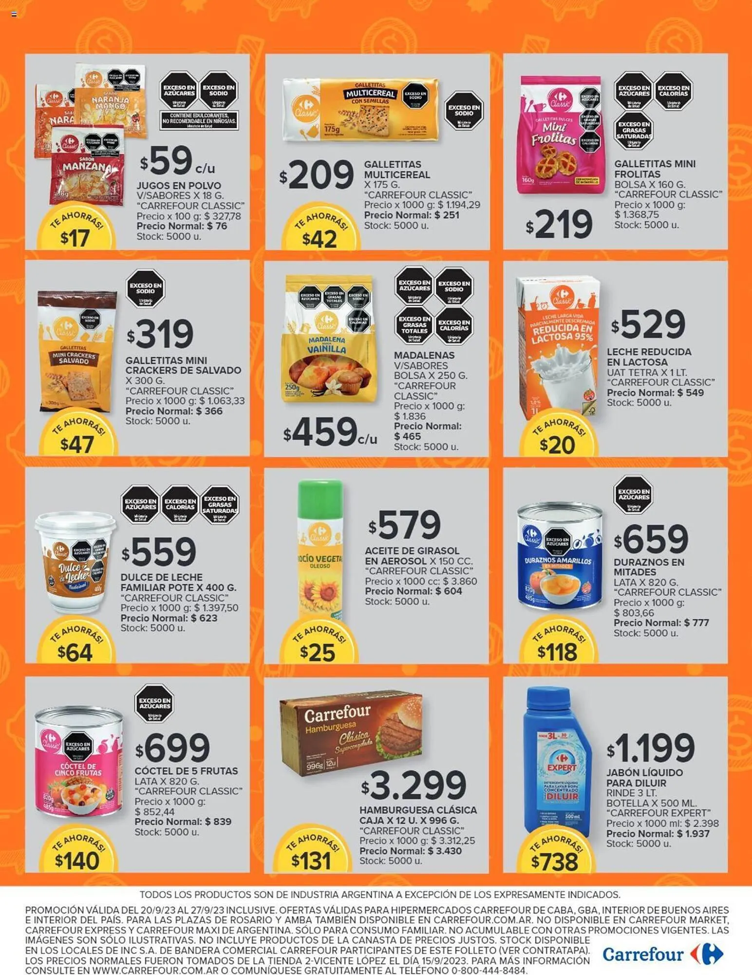 Ofertas de Catálogo Carrefour 20 de septiembre al 27 de septiembre 2023 - Página 6 del catálogo