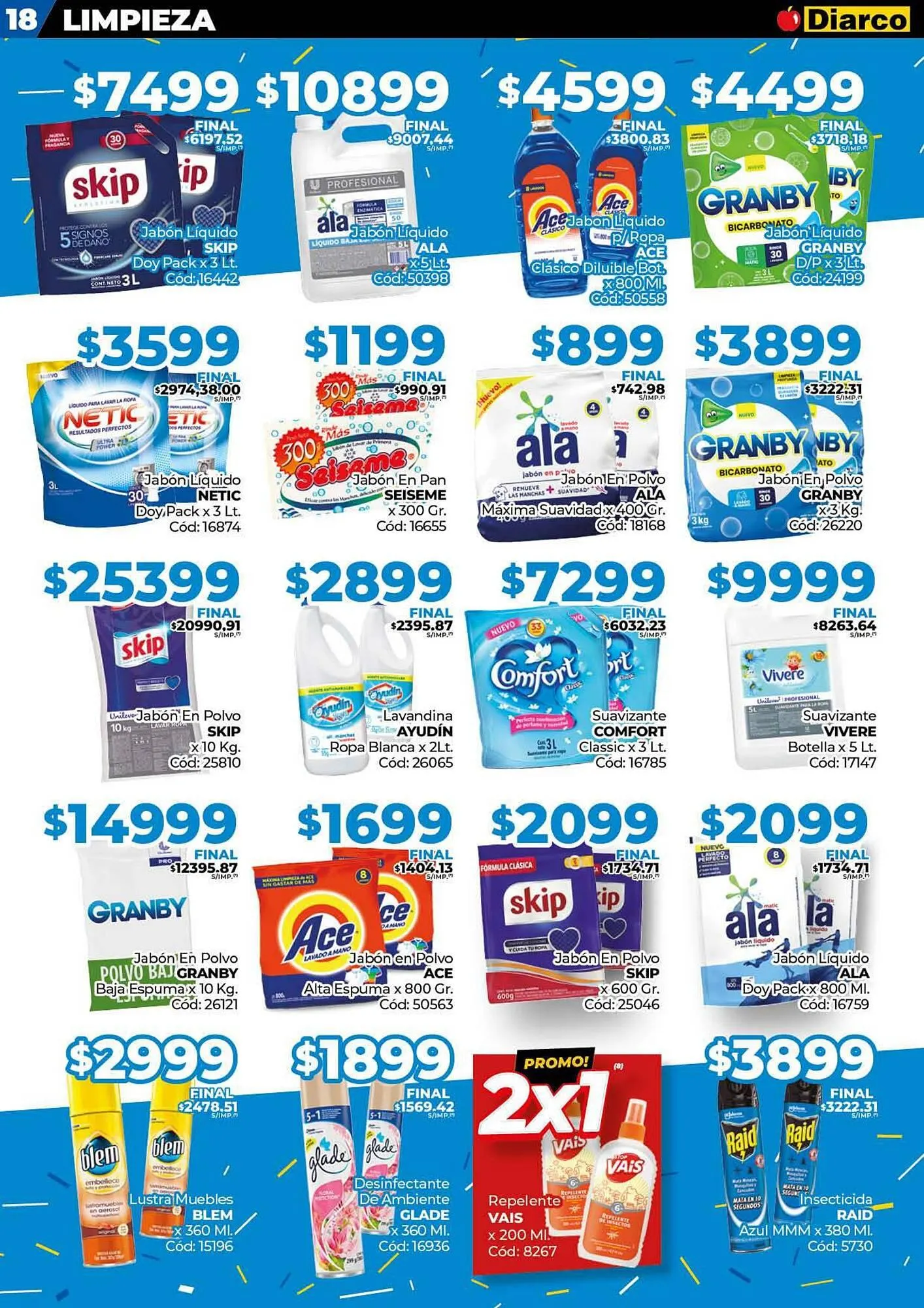 Ofertas de Catálogo Diarco 12 de mayo al 18 de mayo 2025 - Página 18 del catálogo
