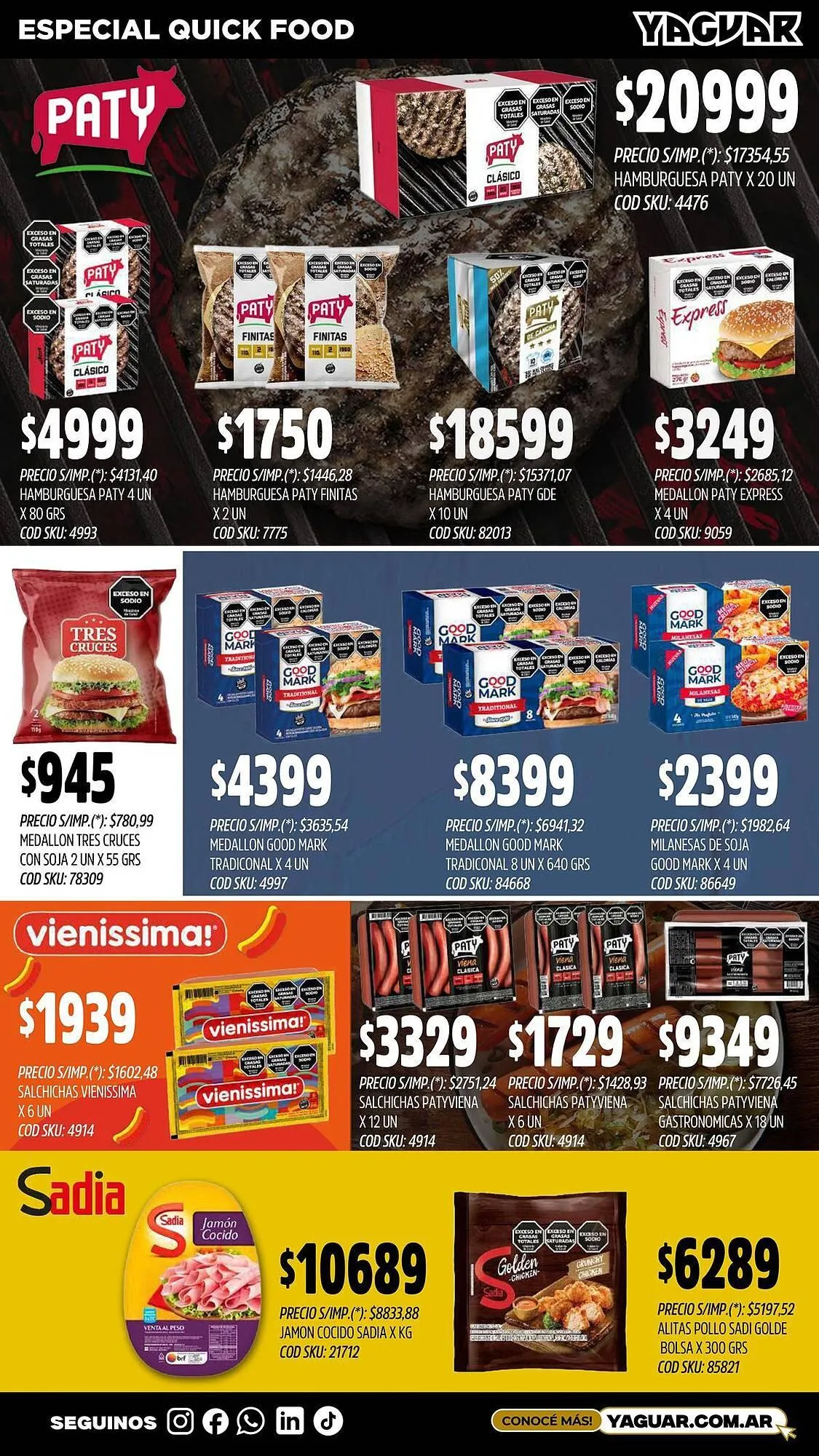 Ofertas de Catálogo Supermercados Yaguar 1 de diciembre al 7 de diciembre 2025 - Página 11 del catálogo