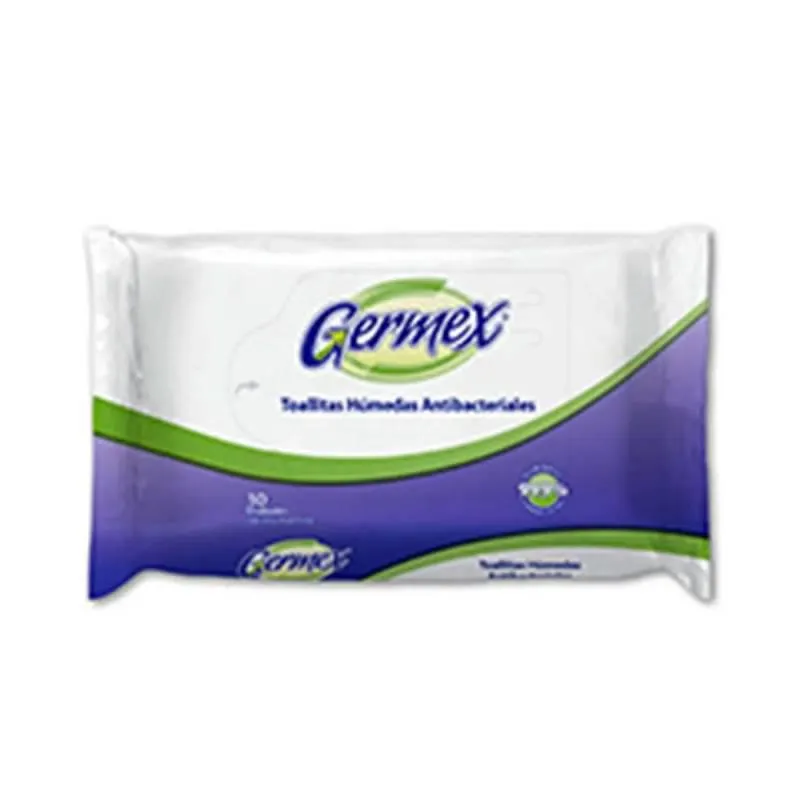 Toallas Húmedas Antibacteriales Flow Pack Germex x 30 Un.