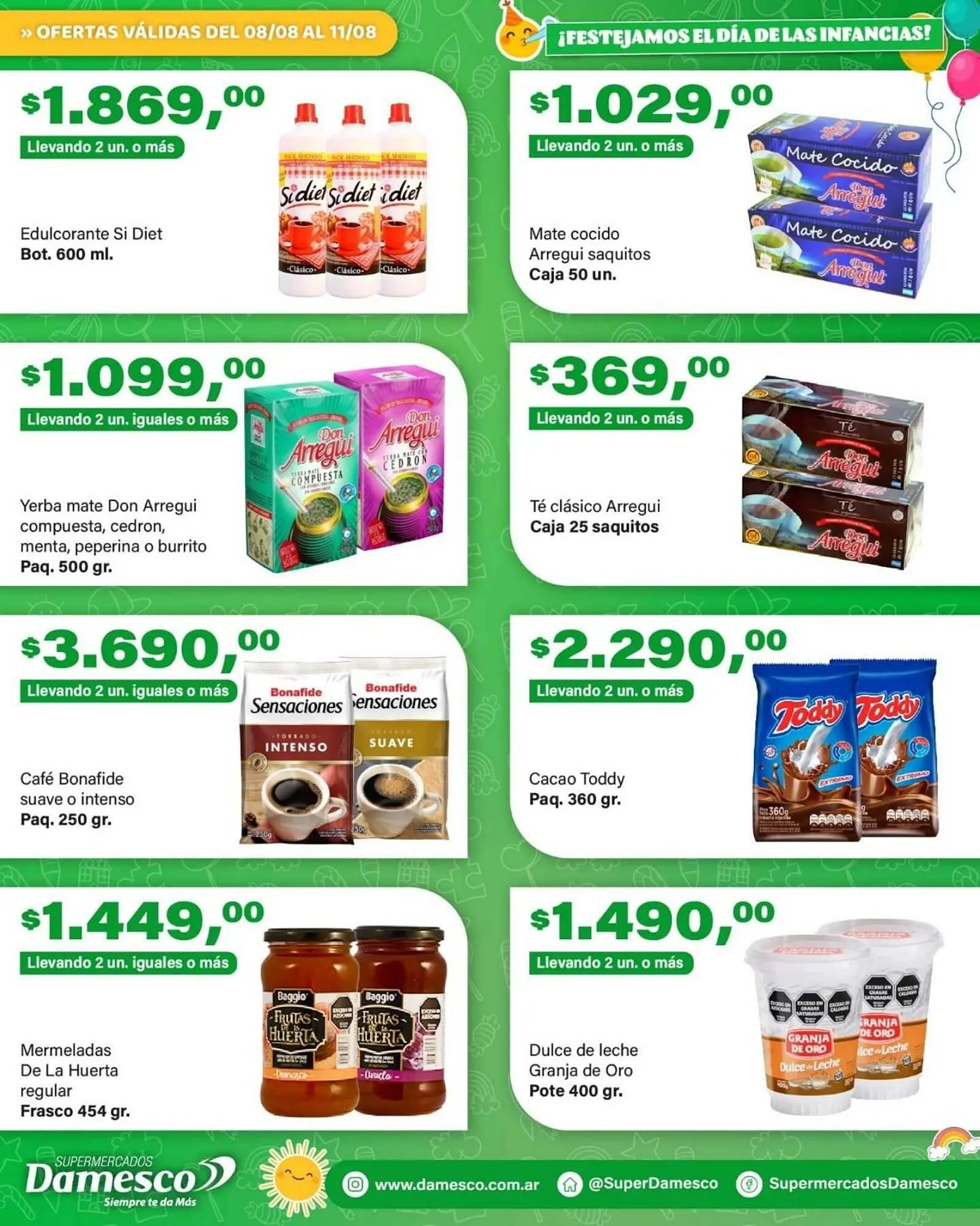 Ofertas de Catálogo Supermercados Damesco 8 de agosto al 11 de agosto 2025 - Página 4 del catálogo