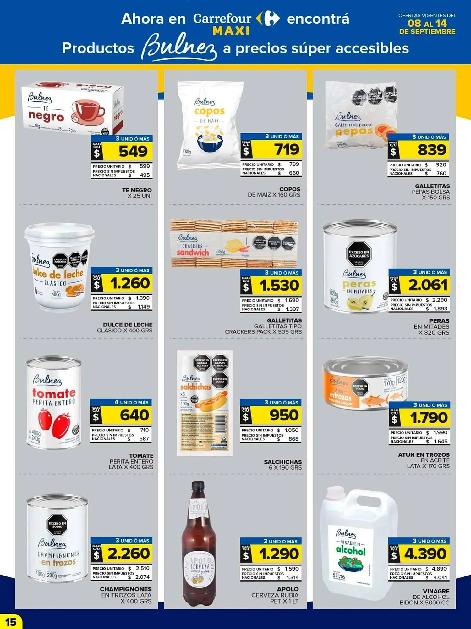 Ofertas de Folleto Carrefour Maxi 8 de septiembre al 15 de septiembre 2025 - Página 15 del catálogo