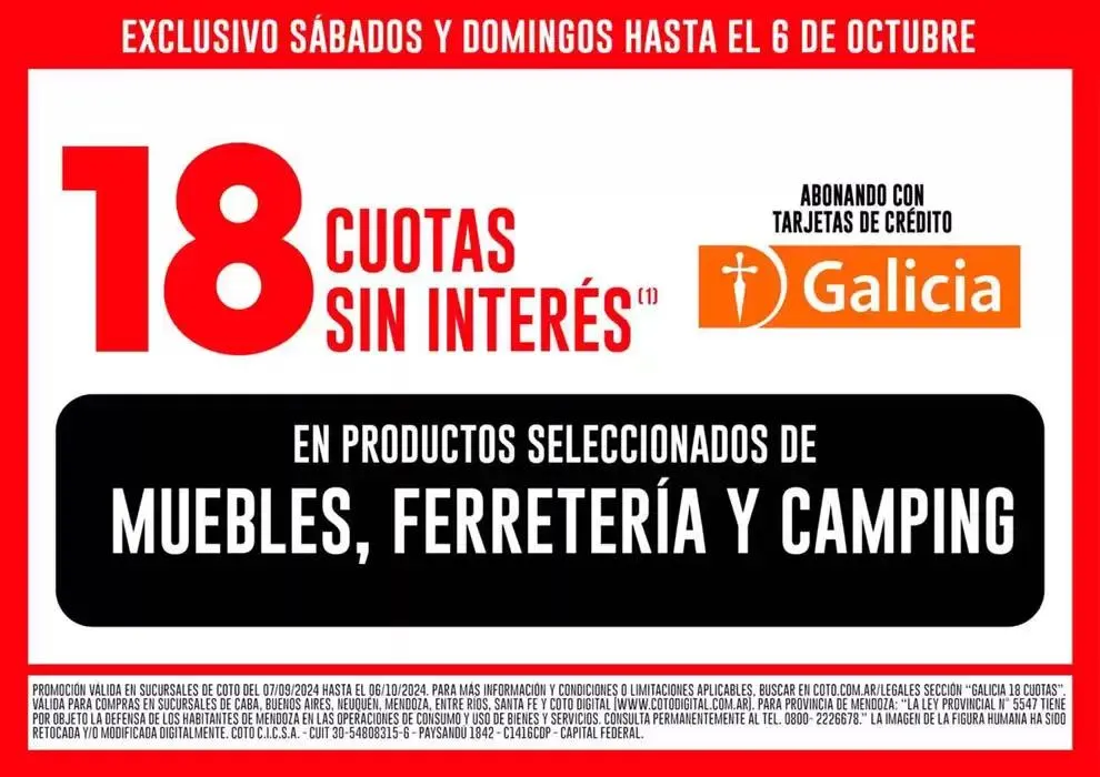 Ofertas de Coto Medio Afiche Clases Hogar 28 de septiembre al 12 de octubre 2024 - Página 1 del catálogo
