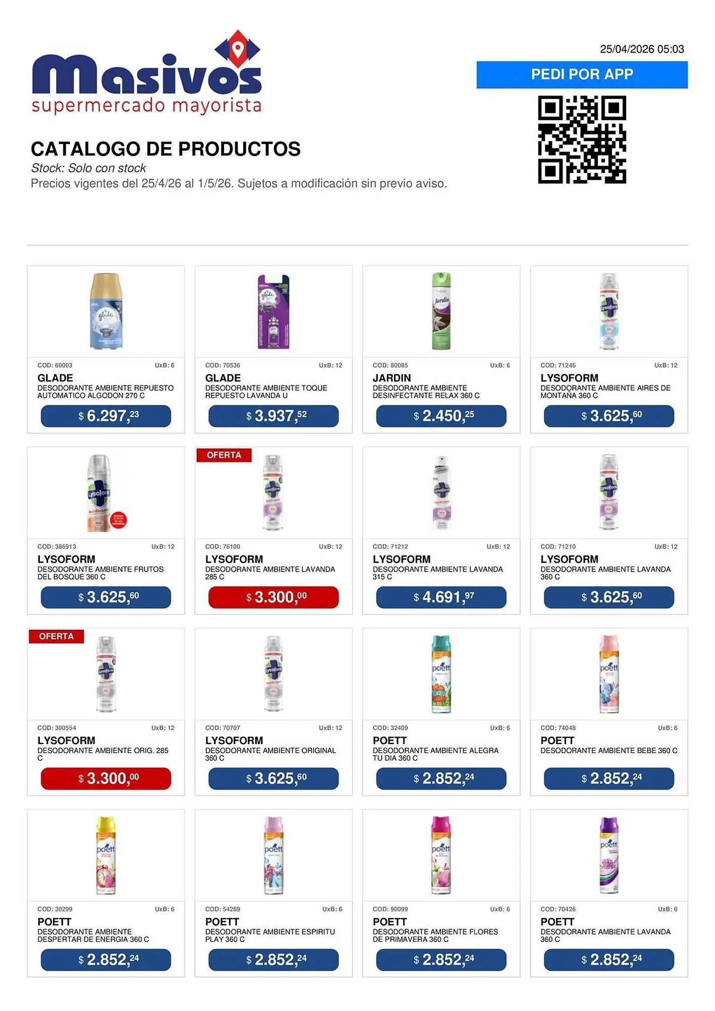 Ofertas de Catálogo Masivos 25 de abril al 1 de mayo 2026 - Página 69 del catálogo