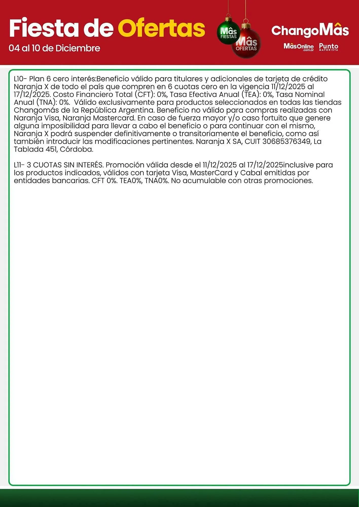 Ofertas de Catálogo Changomas 12 de diciembre al 17 de diciembre 2025 - Página 21 del catálogo