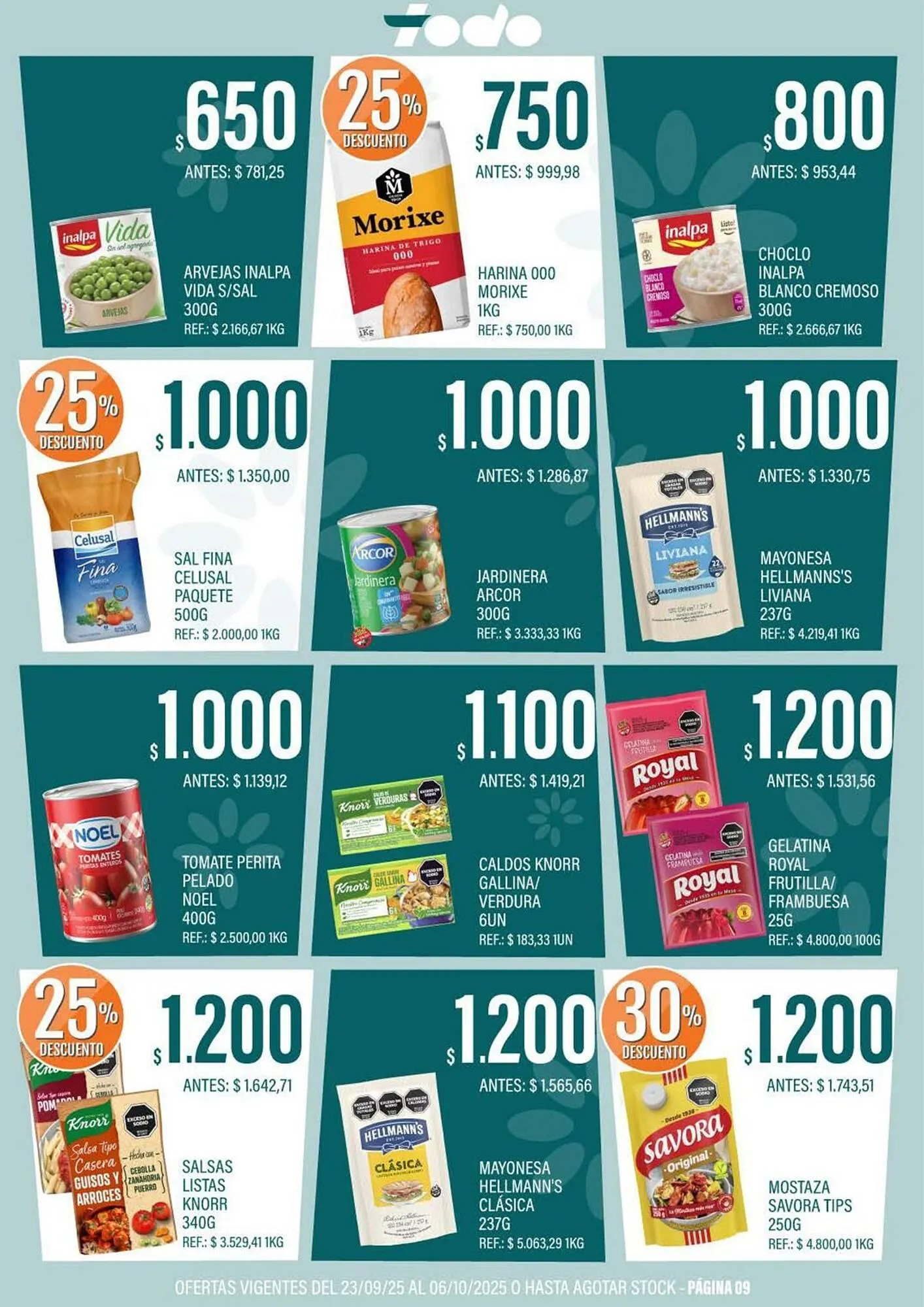 Ofertas de Catálogo Supermercados Todo 23 de septiembre al 31 de diciembre 2025 - Página 9 del catálogo