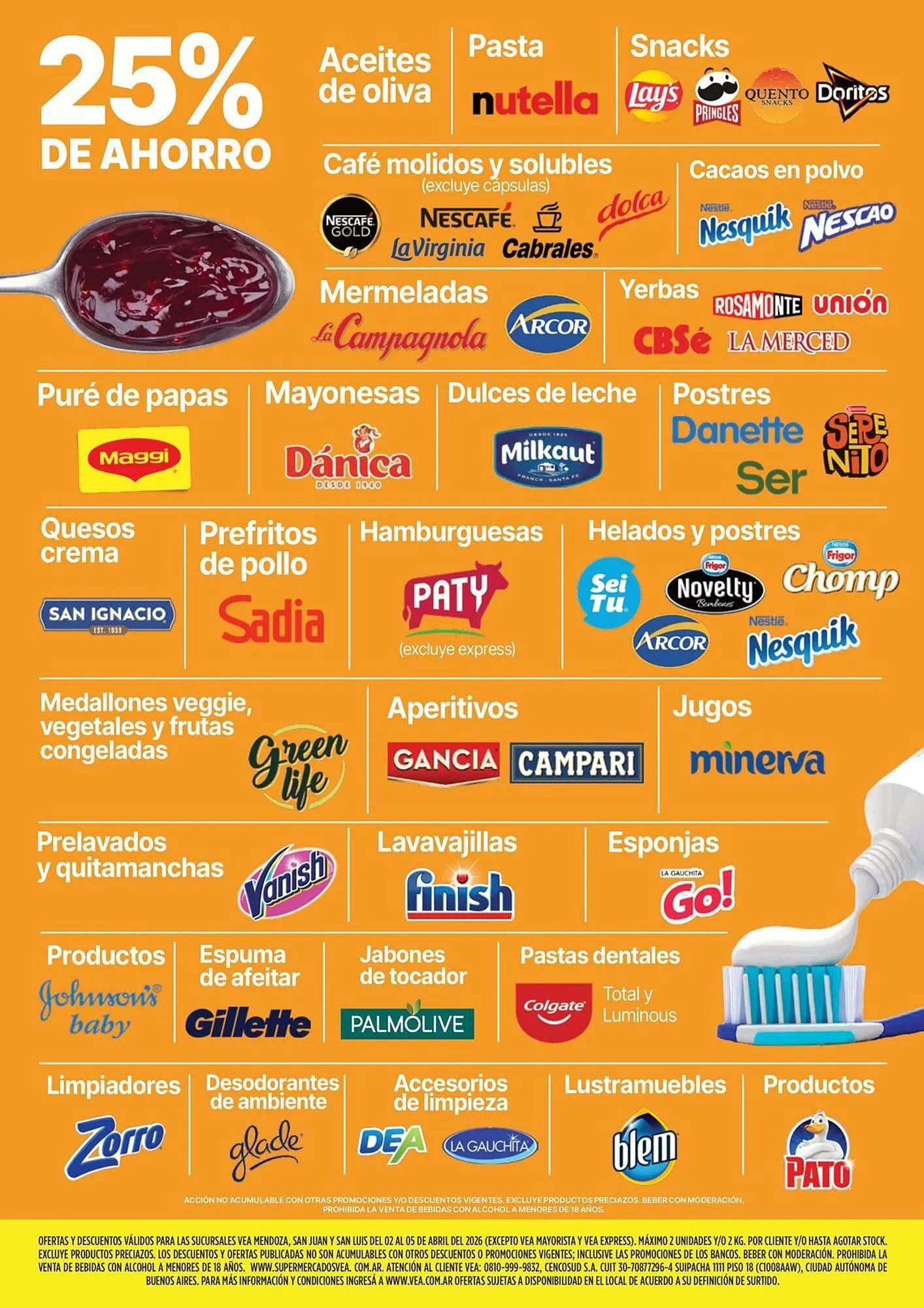 Ofertas de Catálogo Supermercados Vea 2 de abril al 5 de abril 2026 - Página 6 del catálogo