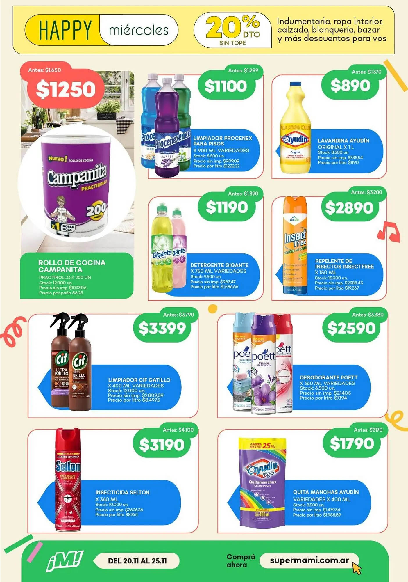 Ofertas de Catálogo Super MAMI 20 de noviembre al 25 de noviembre 2025 - Página 10 del catálogo