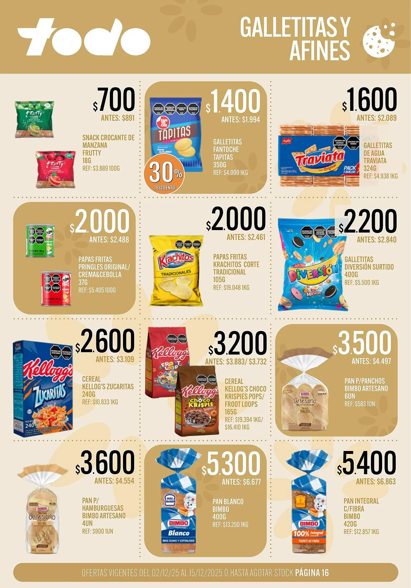 Ofertas de Catálogo Supermercados Todo 2 de diciembre al 15 de diciembre 2025 - Página 16 del catálogo