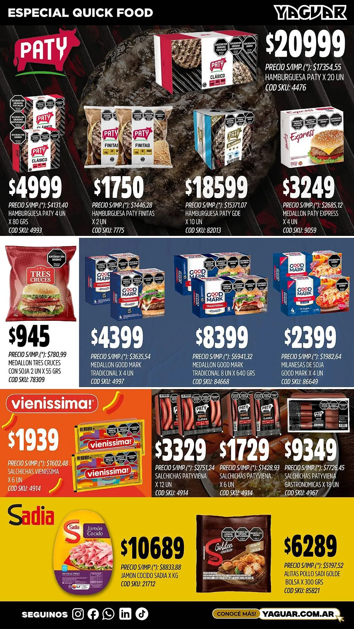 Ofertas de Catálogo Supermercados Yaguar 7 de diciembre al 14 de diciembre 2025 - Página 2 del catálogo
