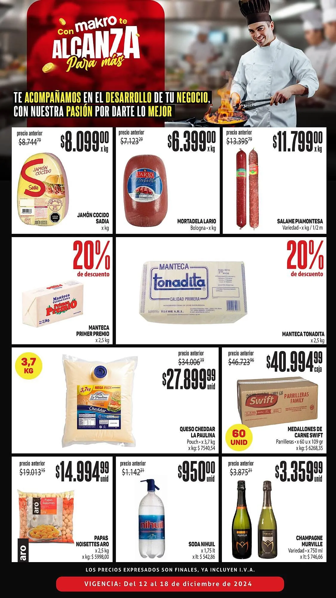 Ofertas de Catálogo Makro 12 de diciembre al 18 de diciembre 2024 - Página 1 del catálogo