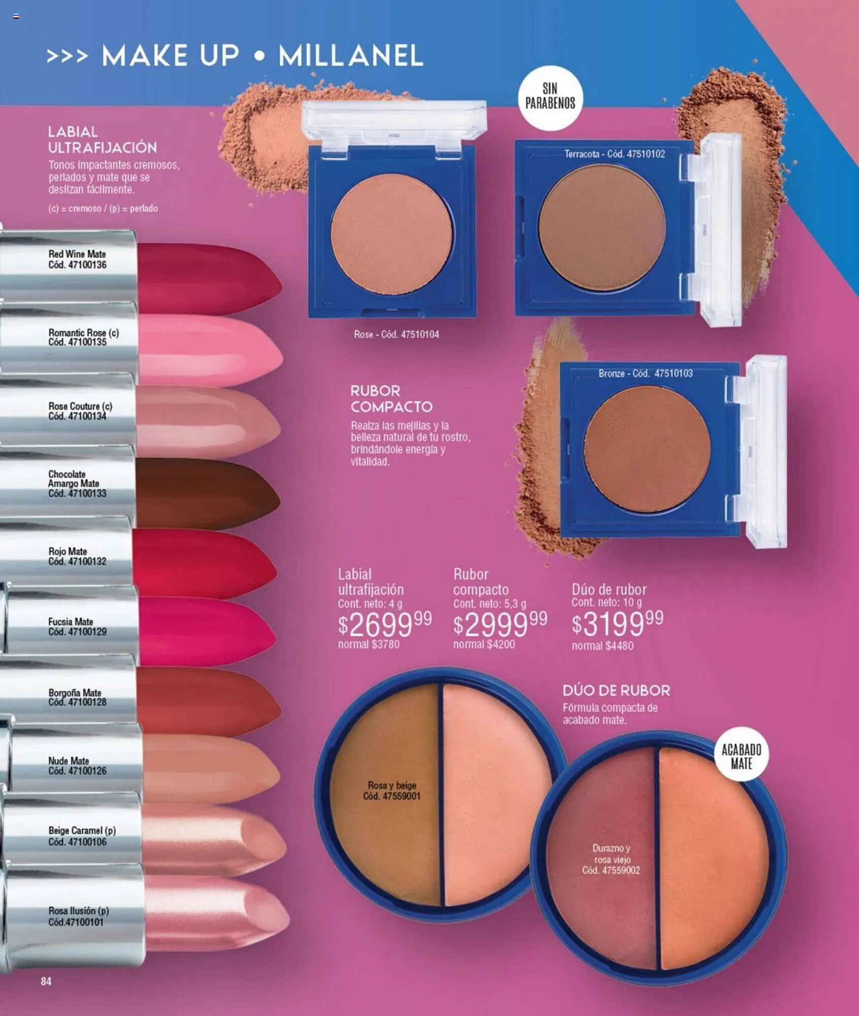 Ofertas de Catálogo Millanel Cosmética 13 de noviembre al 10 de diciembre 2023 - Página 84 del catálogo