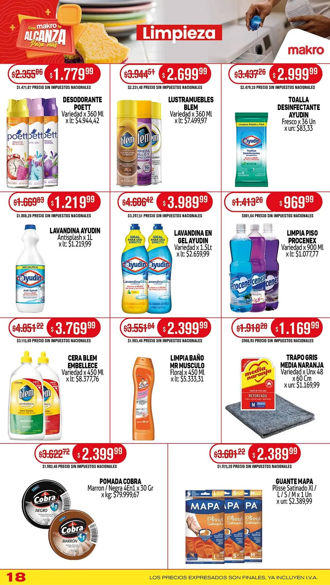 Ofertas de Catálogo Makro 31 de julio al 8 de agosto 2025 - Página 18 del catálogo